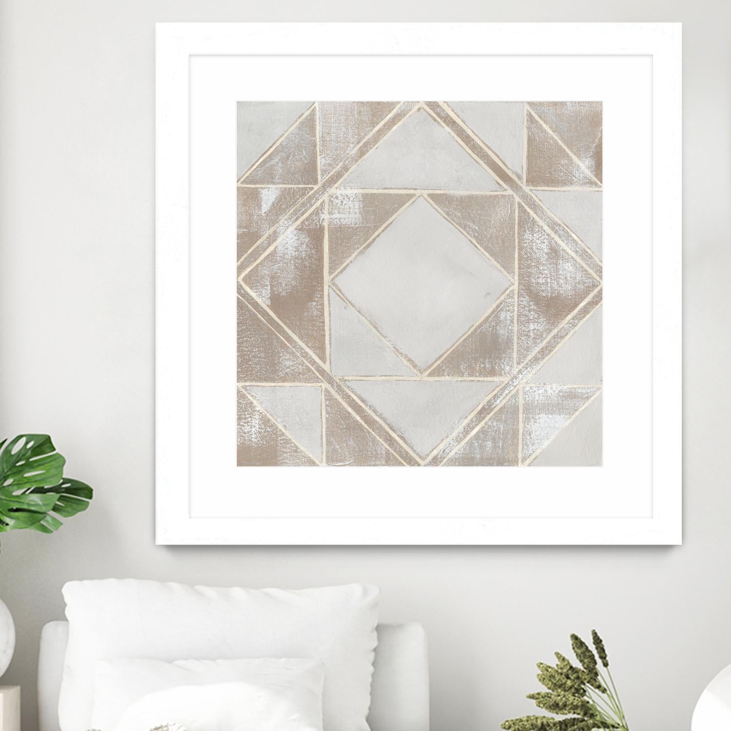 Geometric Veil II by Grace Popp on GIANT ART - abstract