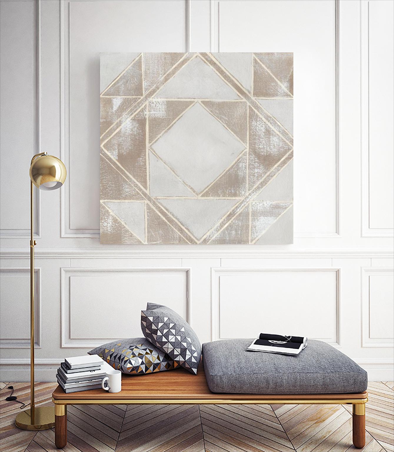 Geometric Veil II by Grace Popp on GIANT ART - abstract