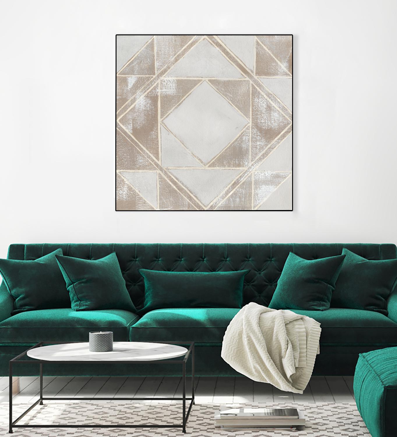 Geometric Veil II by Grace Popp on GIANT ART - abstract