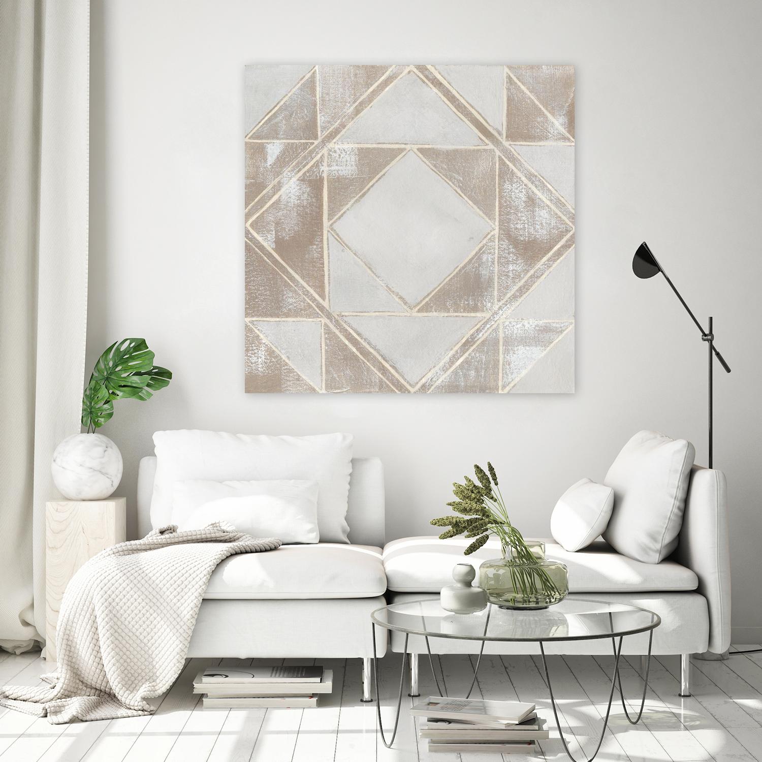 Geometric Veil II by Grace Popp on GIANT ART - abstract