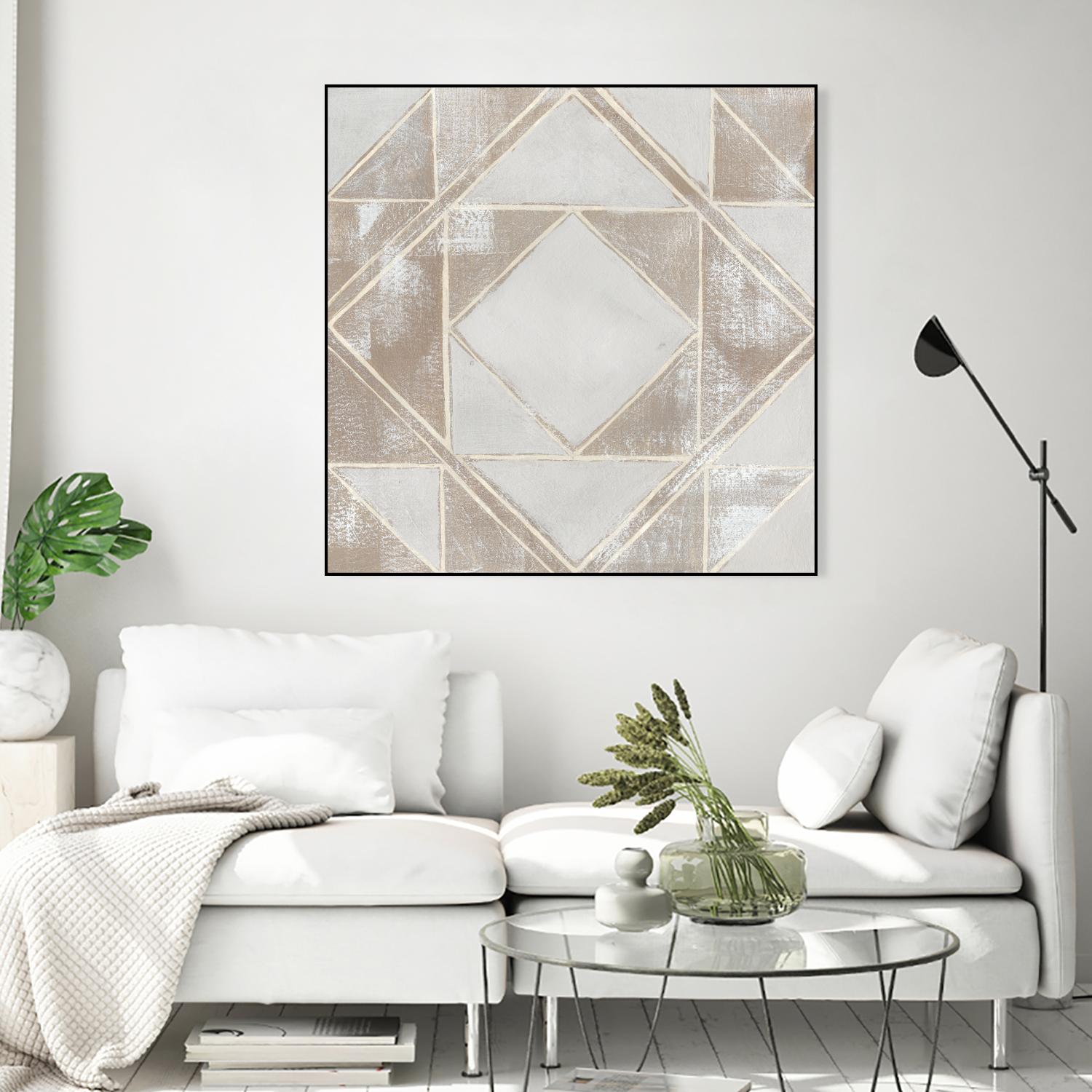 Geometric Veil II by Grace Popp on GIANT ART - abstract