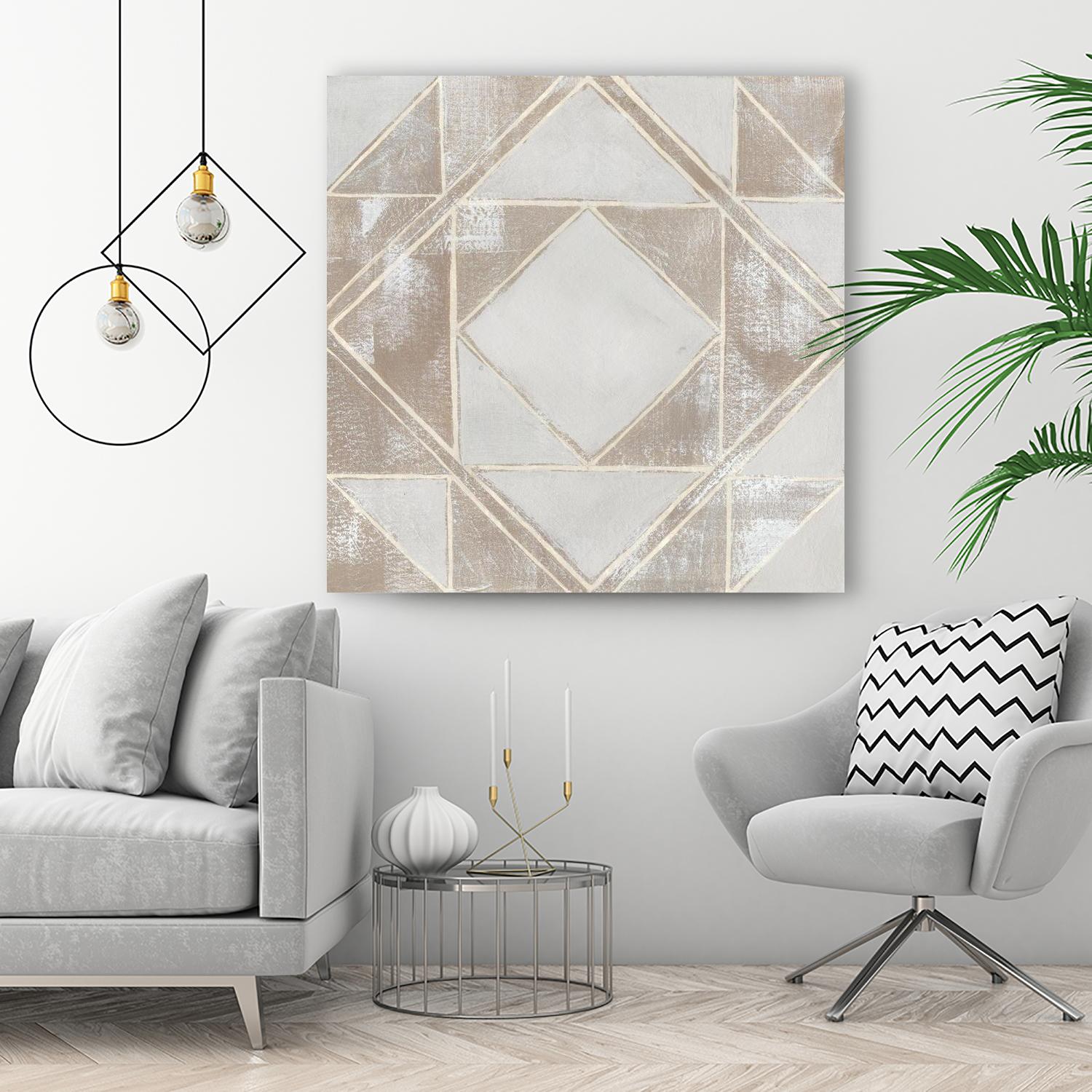 Geometric Veil II by Grace Popp on GIANT ART - abstract