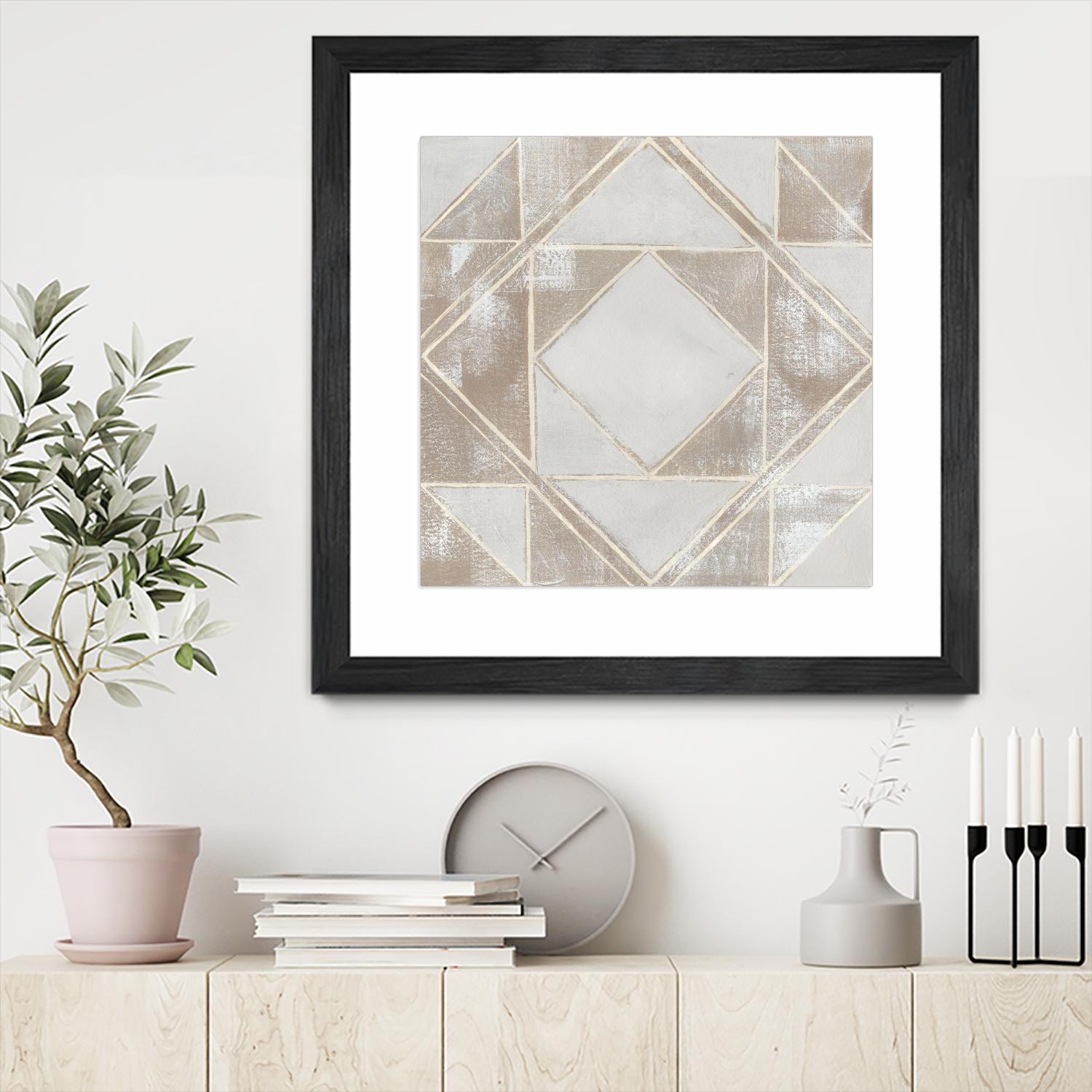 Geometric Veil II by Grace Popp on GIANT ART - abstract