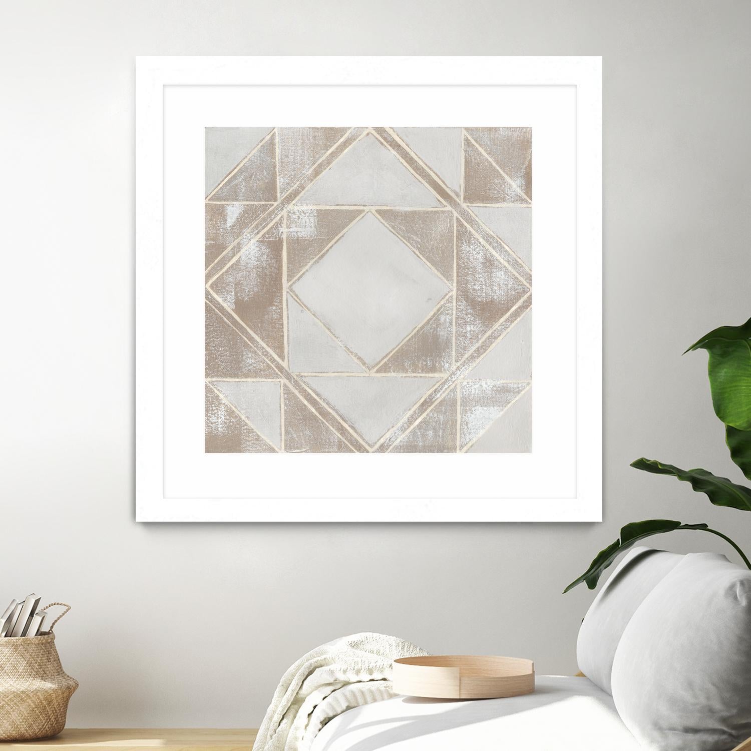 Geometric Veil II by Grace Popp on GIANT ART - abstract