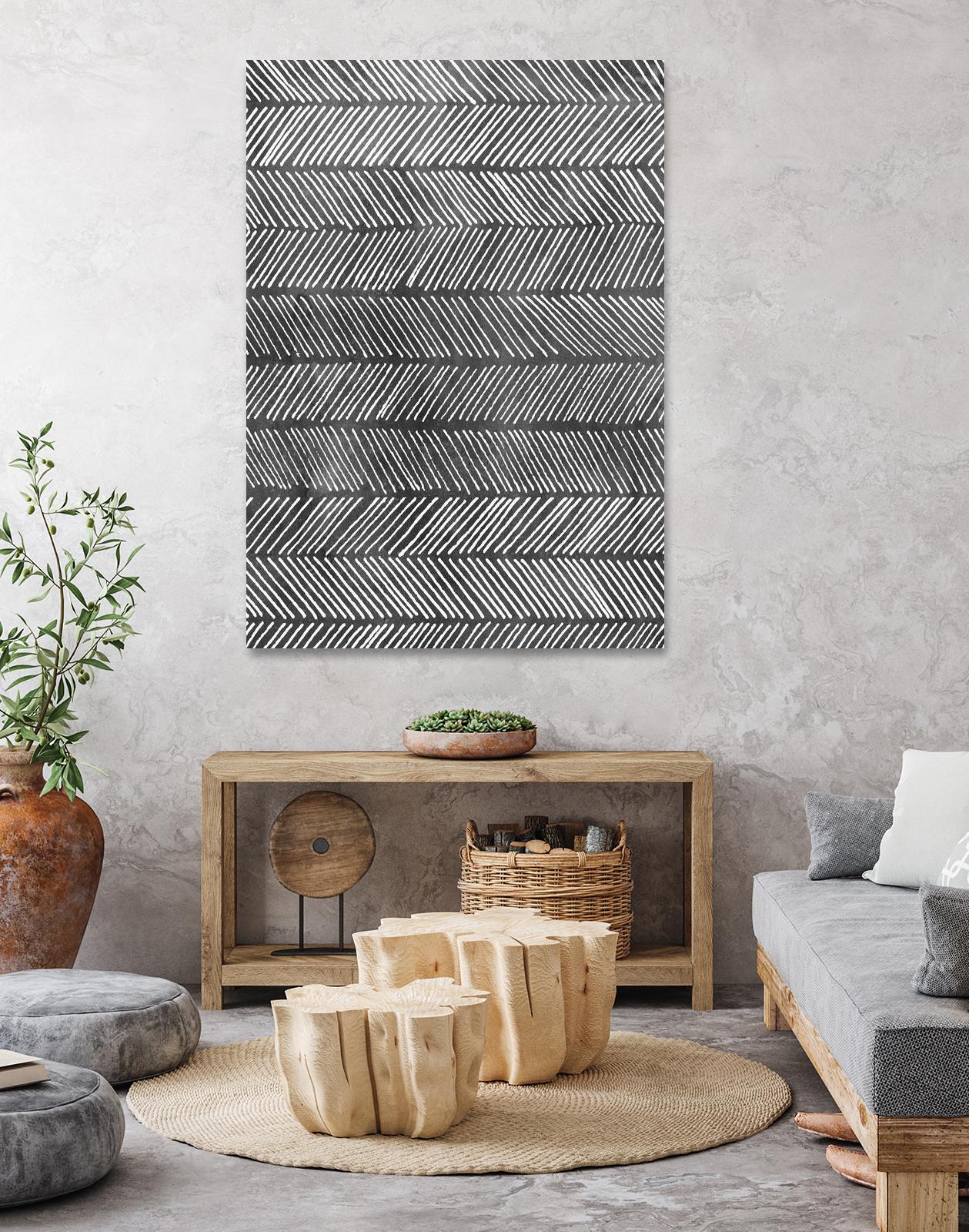 Modern Monochrome I by Grace Popp on GIANT ART - black abstract
