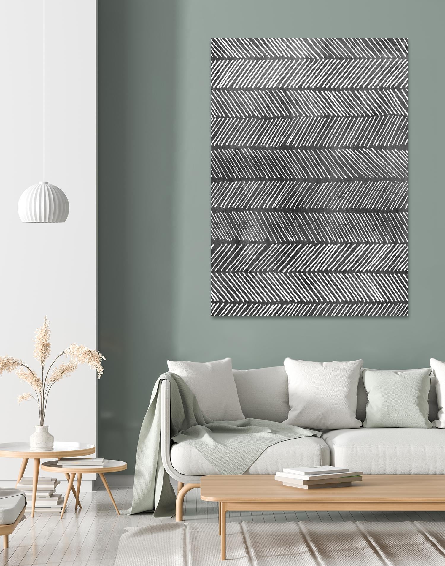 Modern Monochrome I by Grace Popp on GIANT ART - black abstract