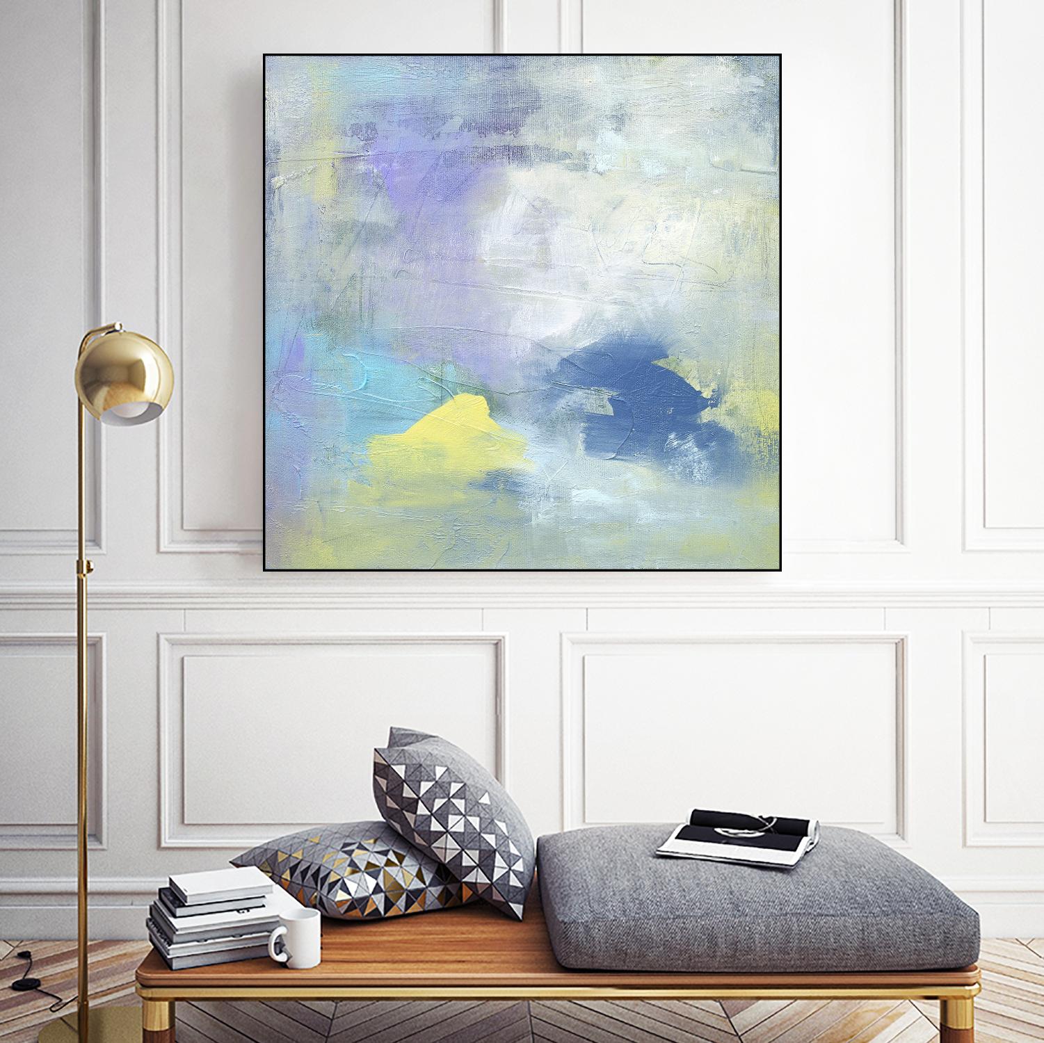 Zest & Jam I by Julia Contacessi on GIANT ART - blue abstract