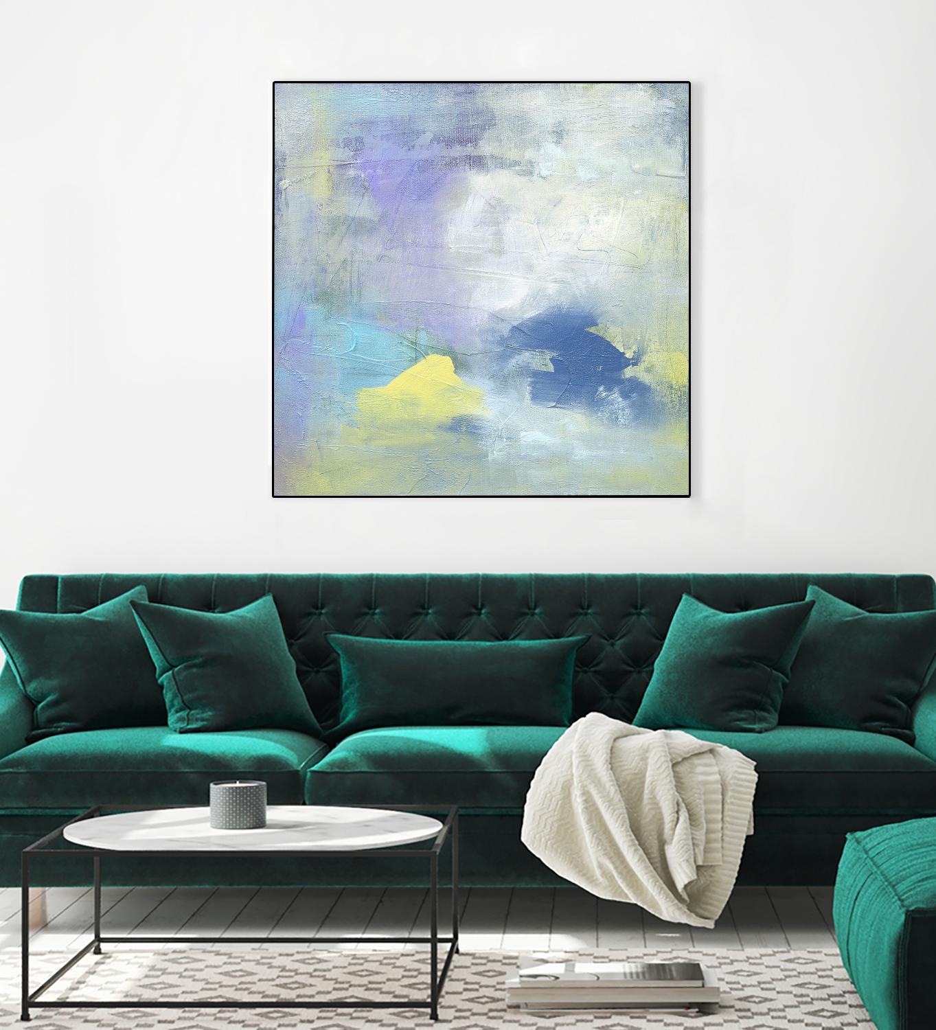 Zest & Jam I by Julia Contacessi on GIANT ART - blue abstract