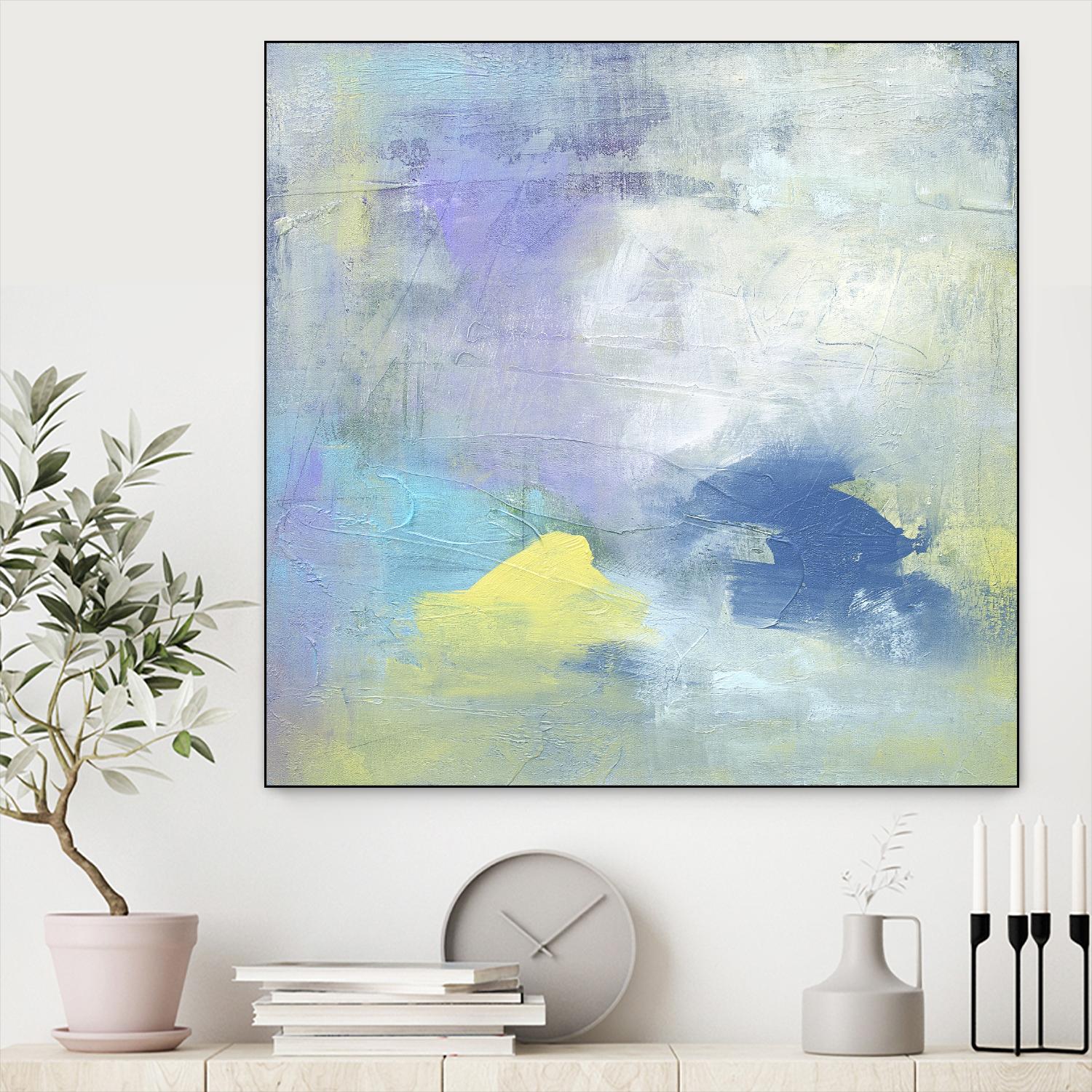 Zest & Jam I by Julia Contacessi on GIANT ART - blue abstract