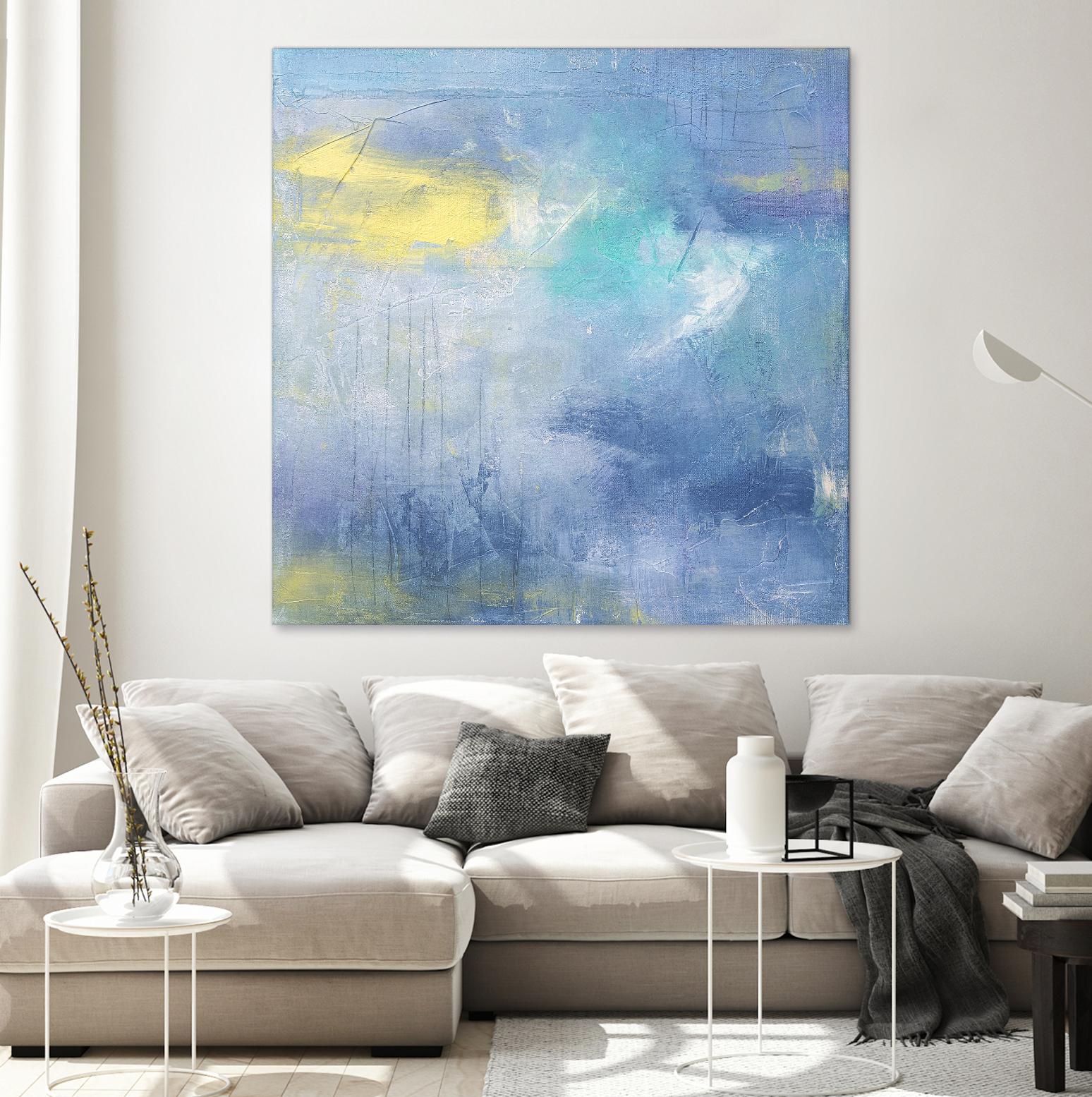 Zest & Jam II by Julia Contacessi on GIANT ART - blue abstract