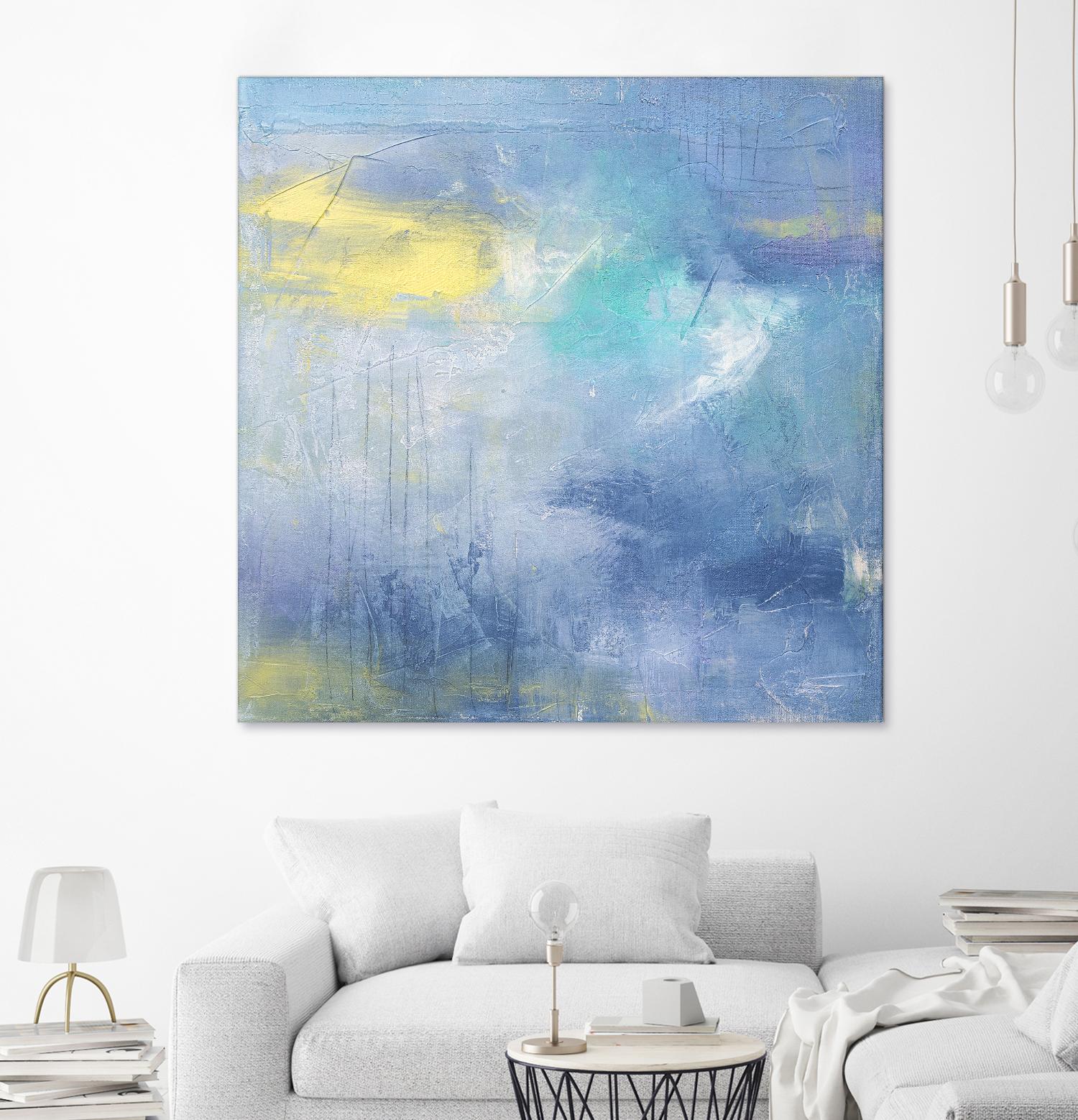 Zest & Jam II by Julia Contacessi on GIANT ART - blue abstract
