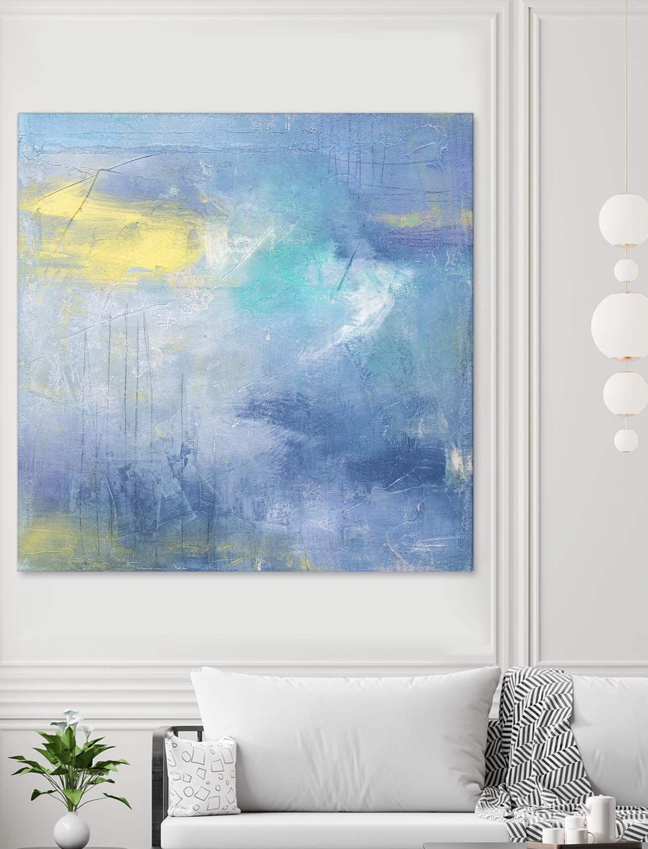 Zest & Jam II by Julia Contacessi on GIANT ART - blue abstract