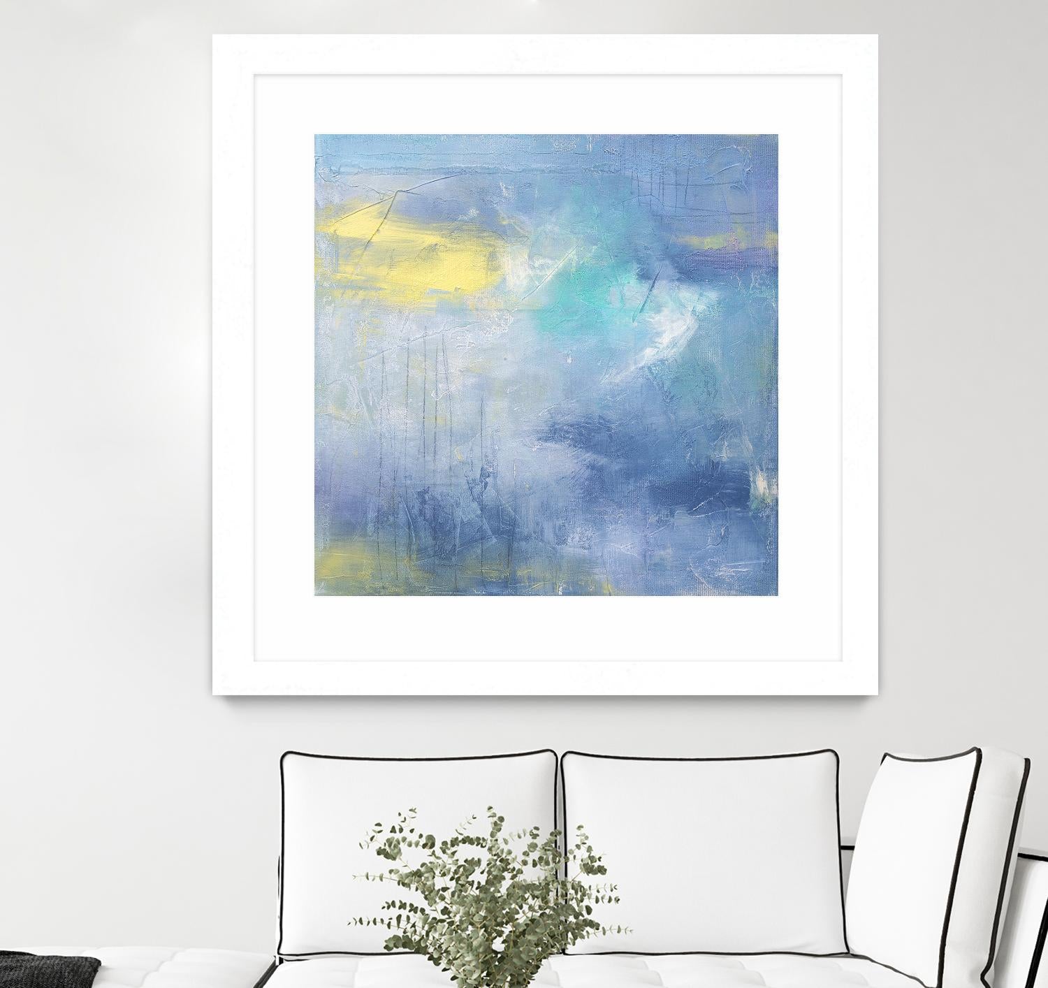 Zest & Jam II by Julia Contacessi on GIANT ART - blue abstract