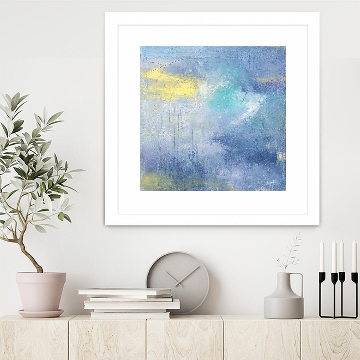 Zest & Jam II by Julia Contacessi on GIANT ART - blue abstract