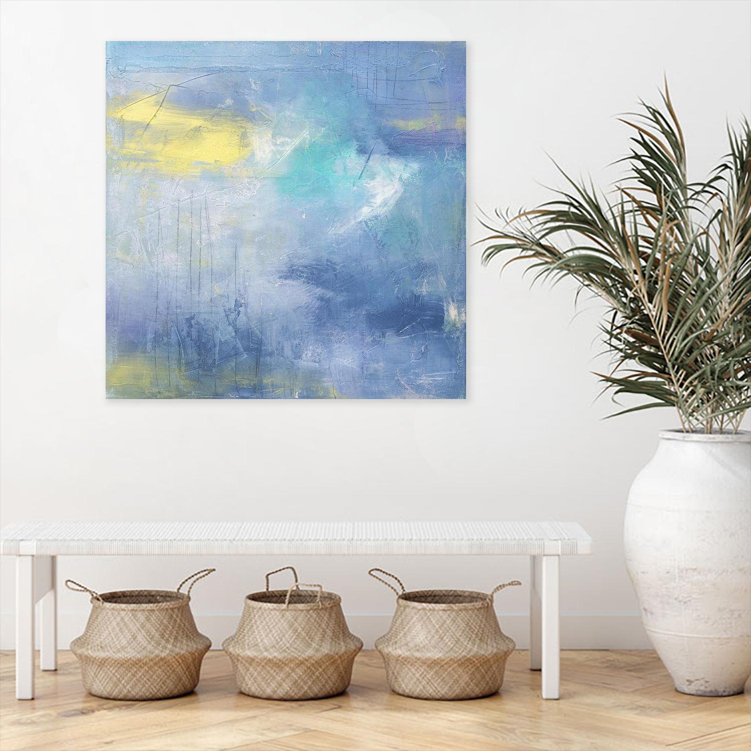 Zest & Jam II by Julia Contacessi on GIANT ART - blue abstract