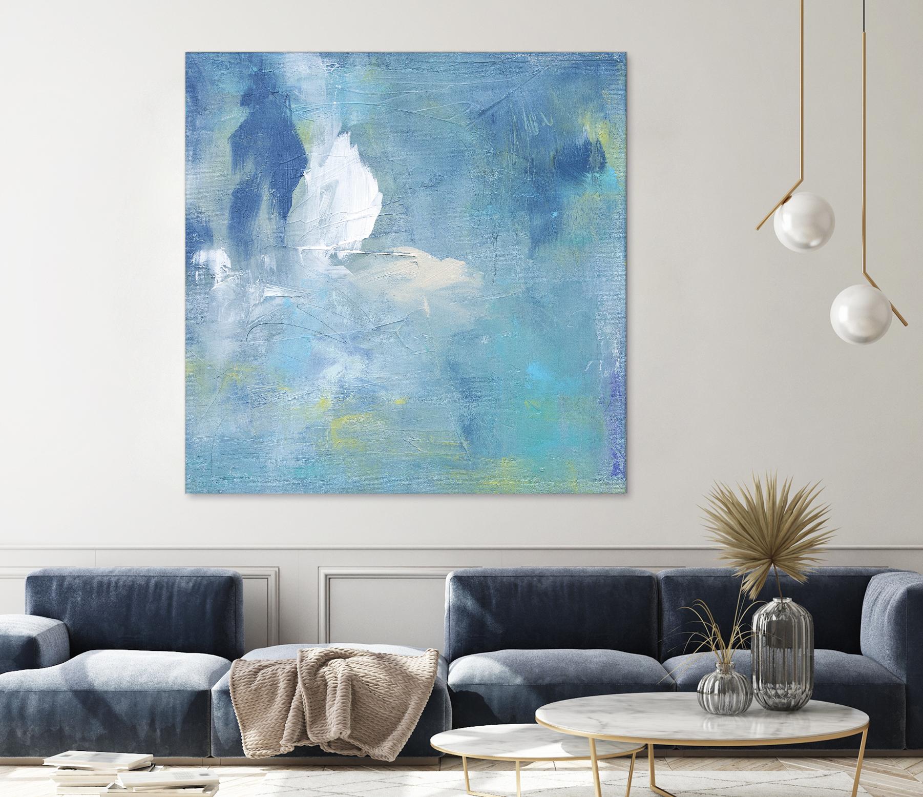 Zest & Jam III by Julia Contacessi on GIANT ART - blue abstract