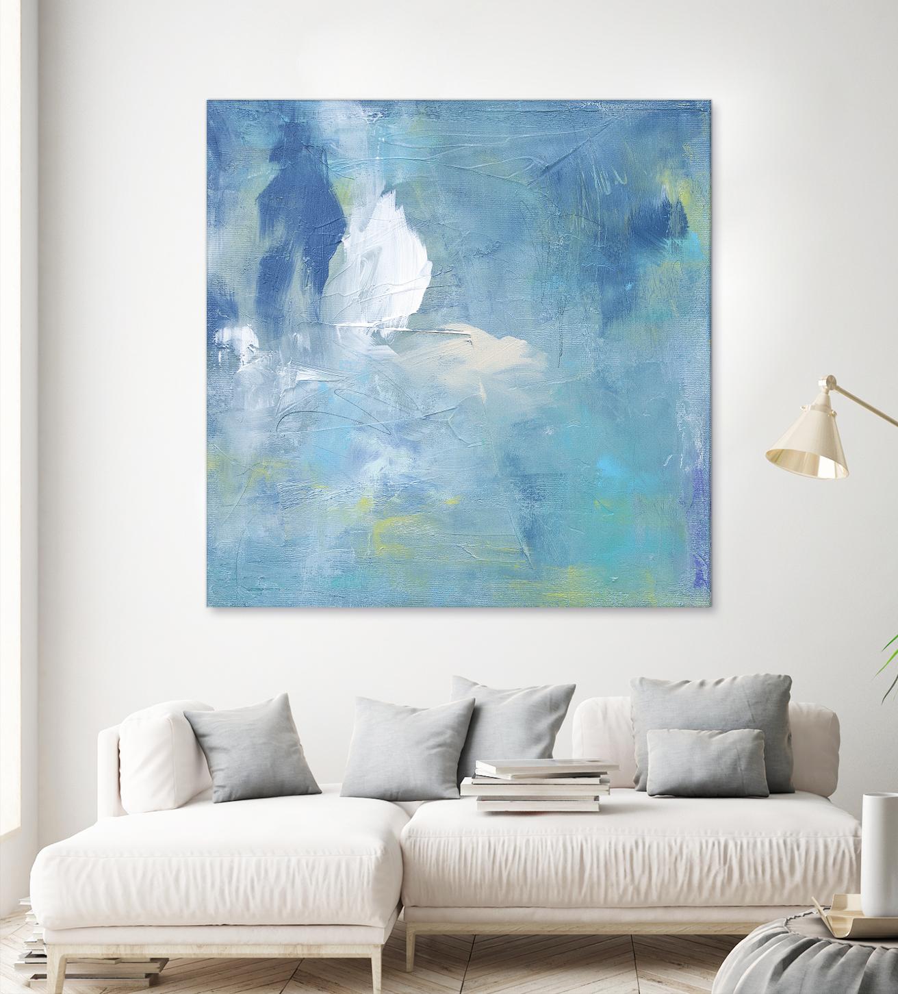 Zest & Jam III by Julia Contacessi on GIANT ART - blue abstract