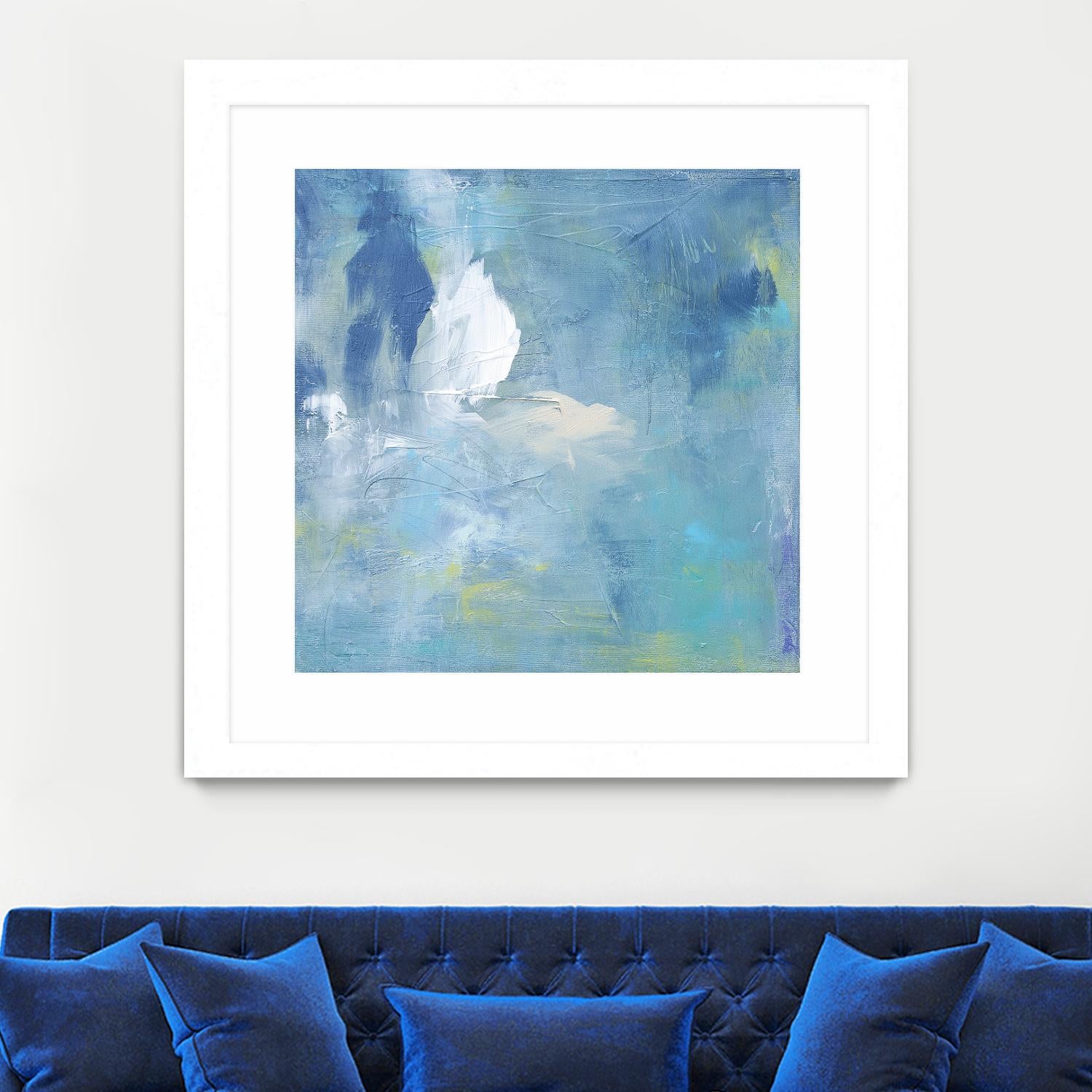 Zest & Jam III by Julia Contacessi on GIANT ART - blue abstract