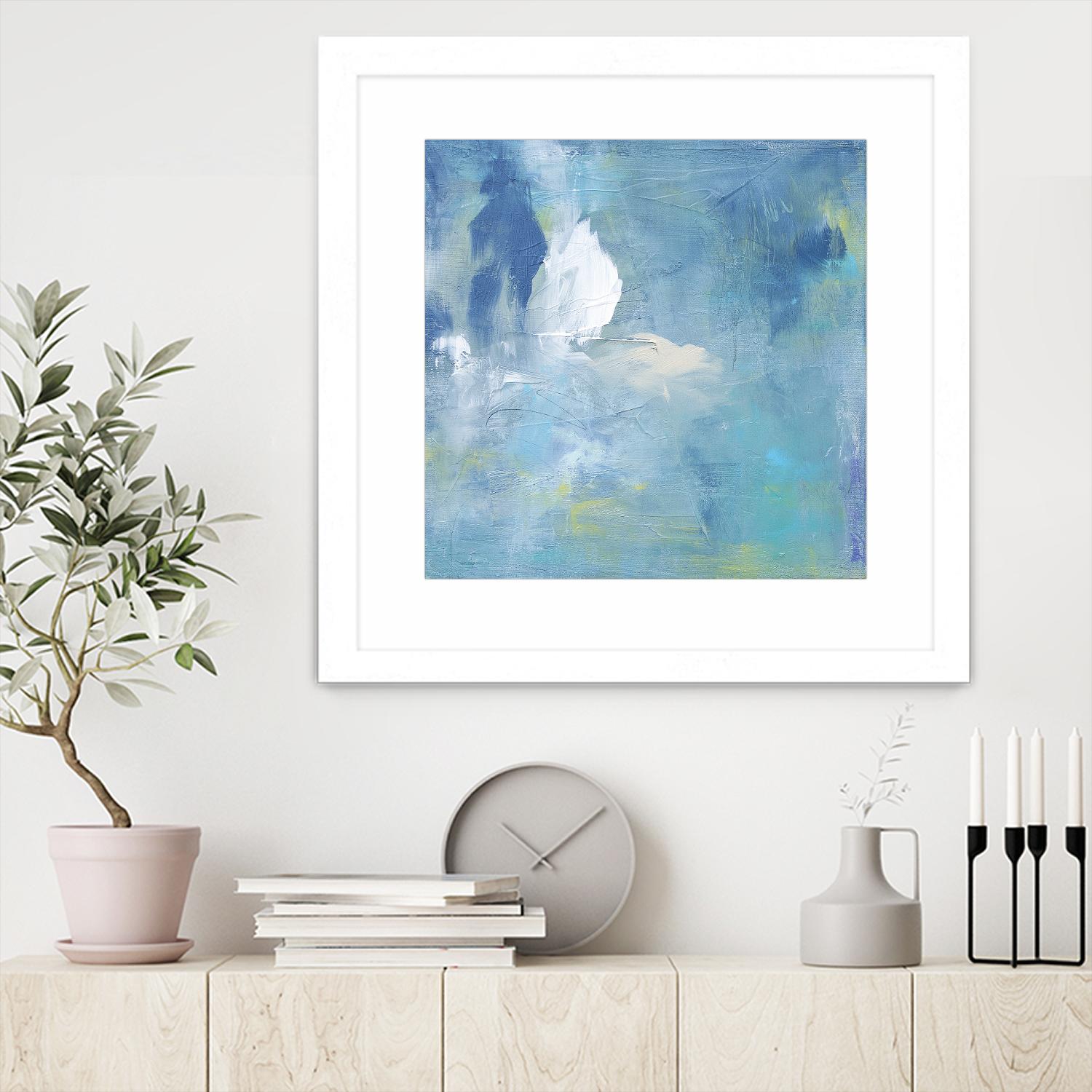 Zest & Jam III by Julia Contacessi on GIANT ART - blue abstract