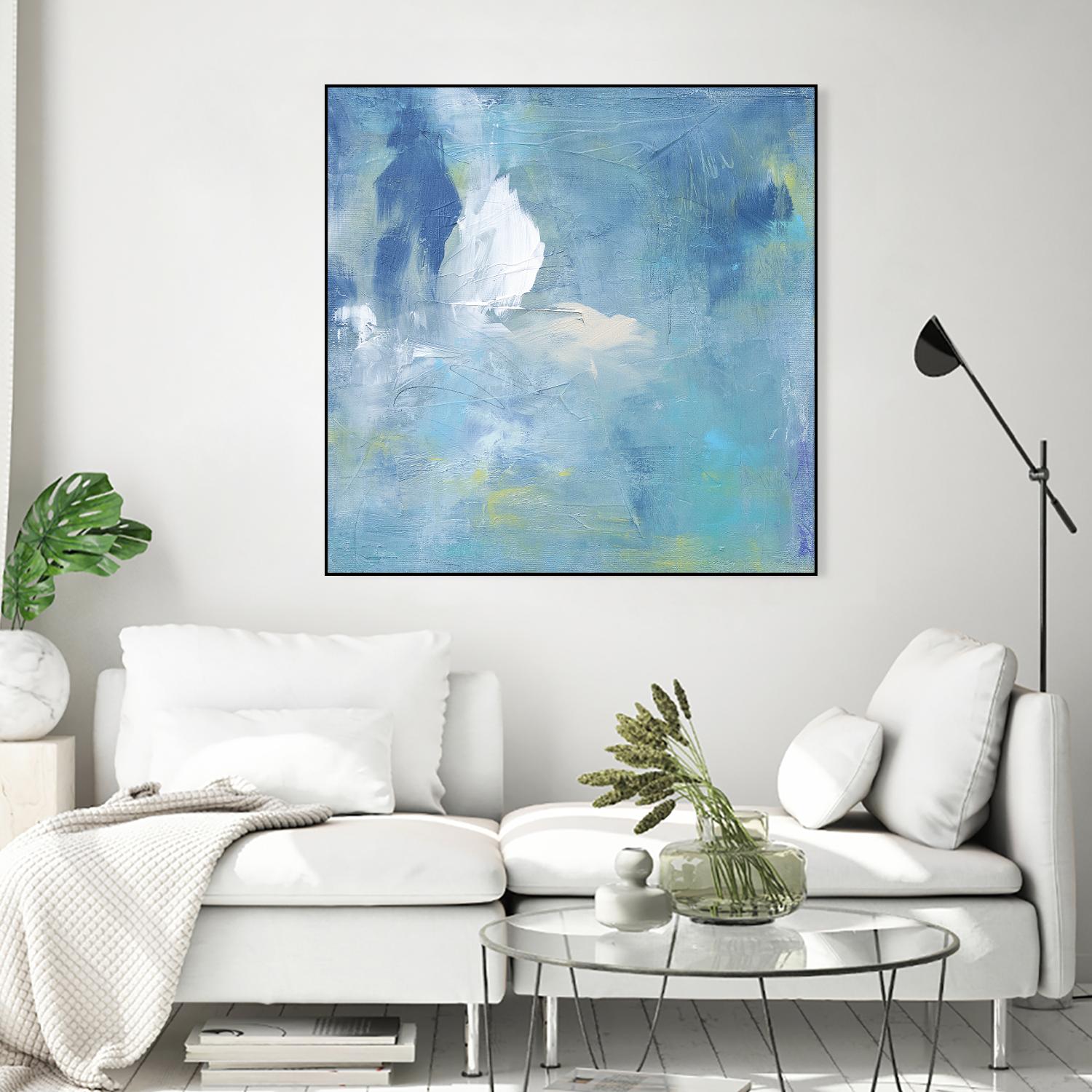 Zest & Jam III by Julia Contacessi on GIANT ART - blue abstract