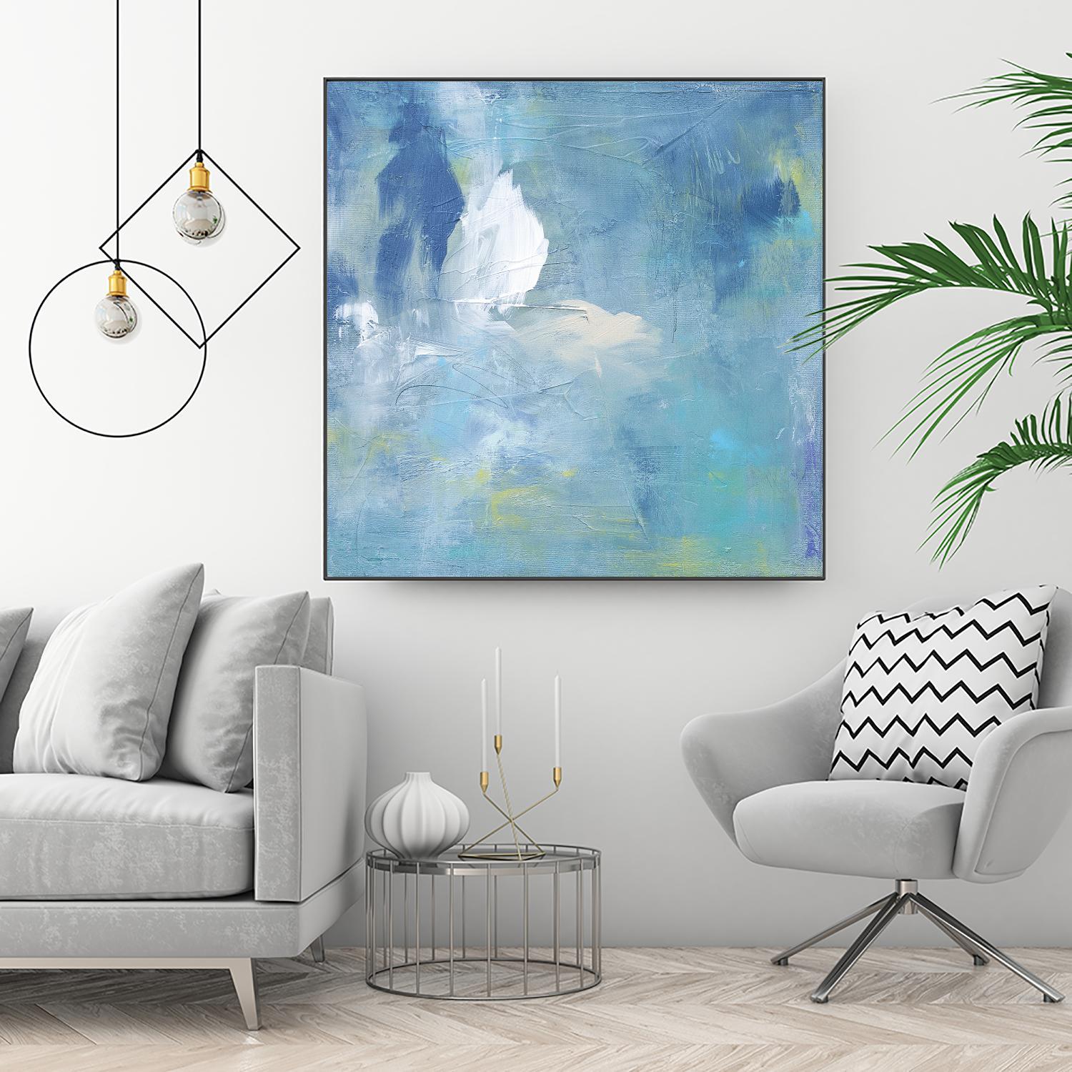 Zest & Jam III by Julia Contacessi on GIANT ART - blue abstract