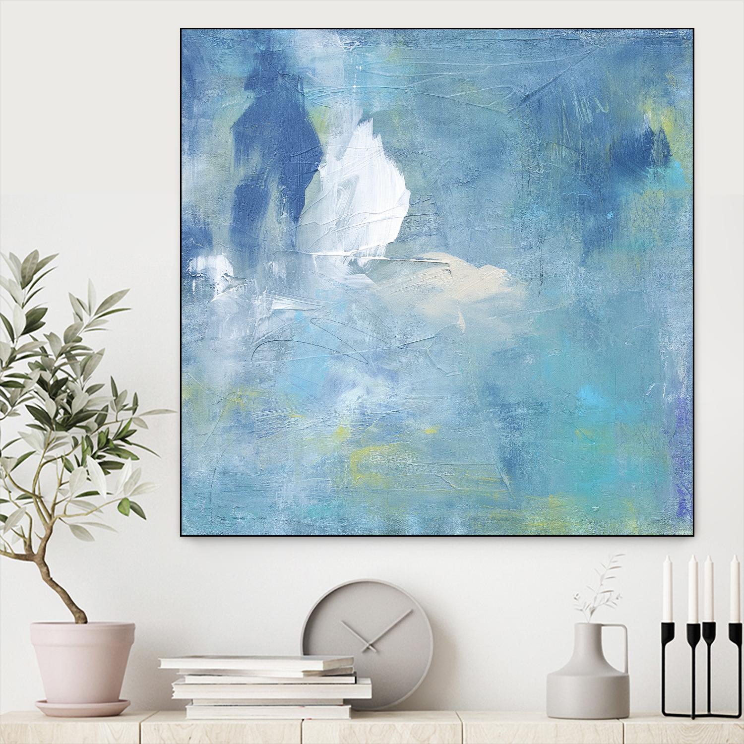Zest & Jam III by Julia Contacessi on GIANT ART - blue abstract