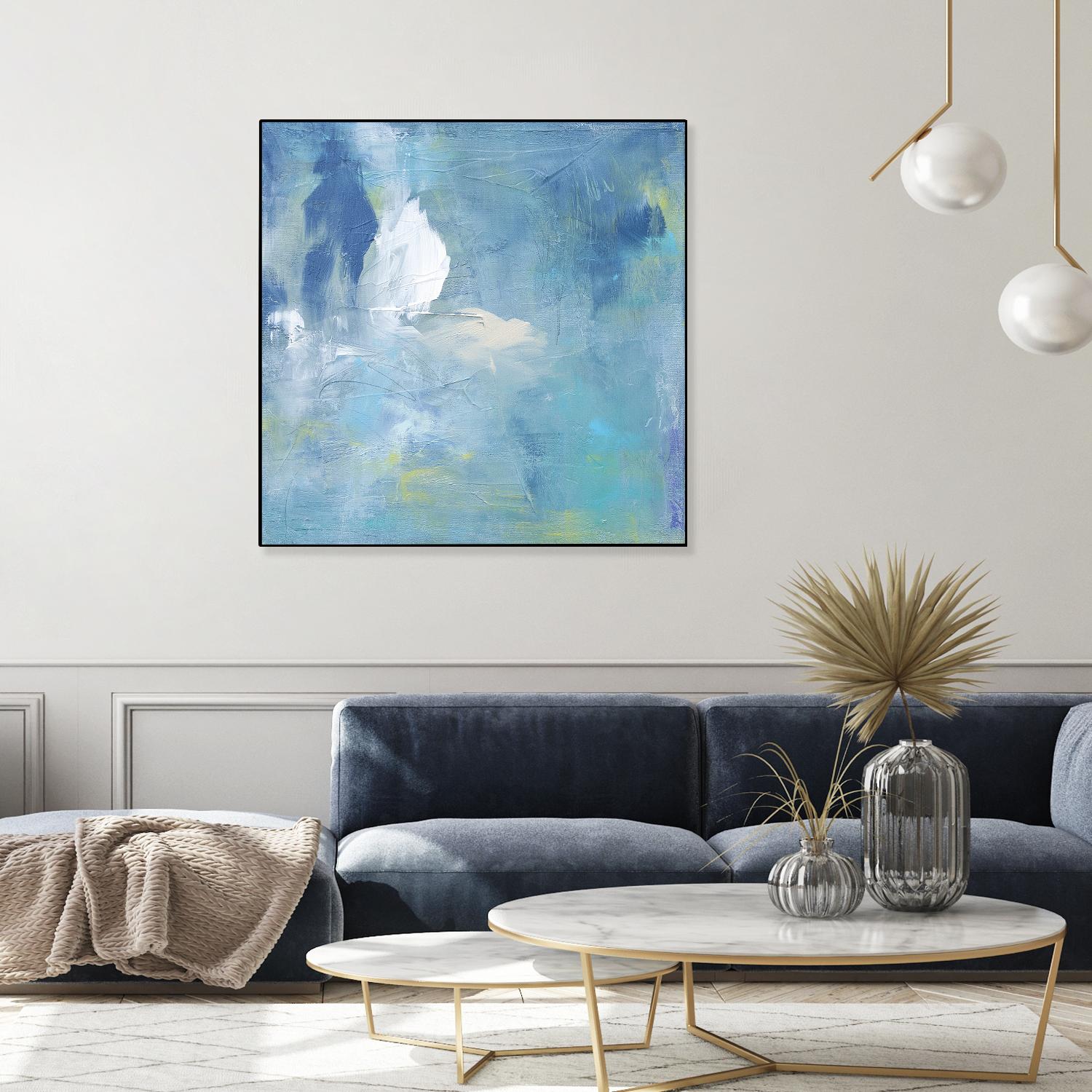 Zest & Jam III by Julia Contacessi on GIANT ART - blue abstract