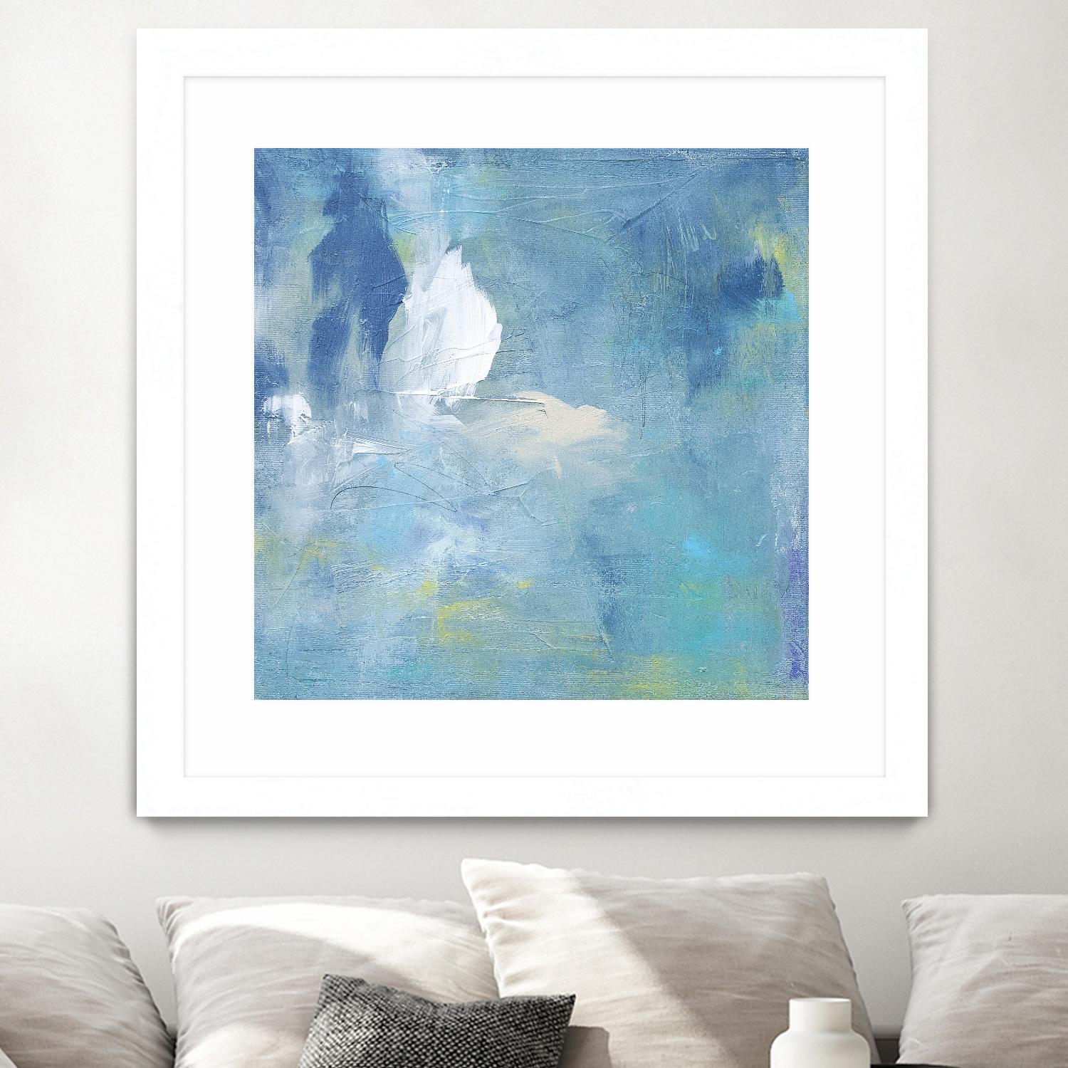 Zest & Jam III by Julia Contacessi on GIANT ART - blue abstract