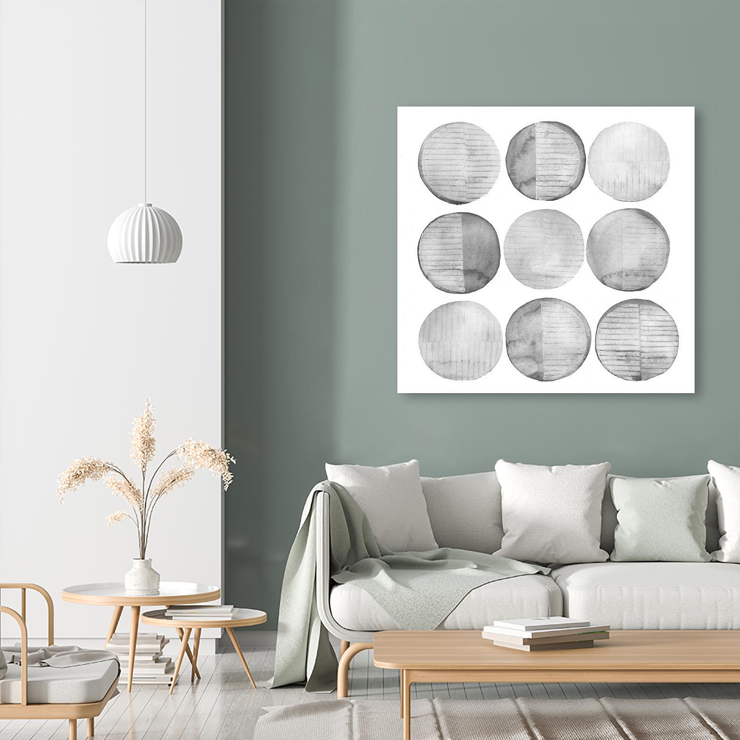 Soft Circles I by Grace Popp on GIANT ART - abstract