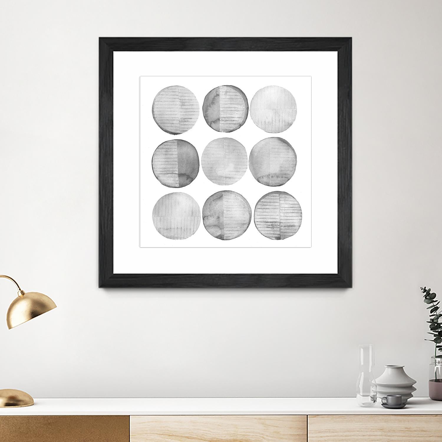 Soft Circles I by Grace Popp on GIANT ART - abstract