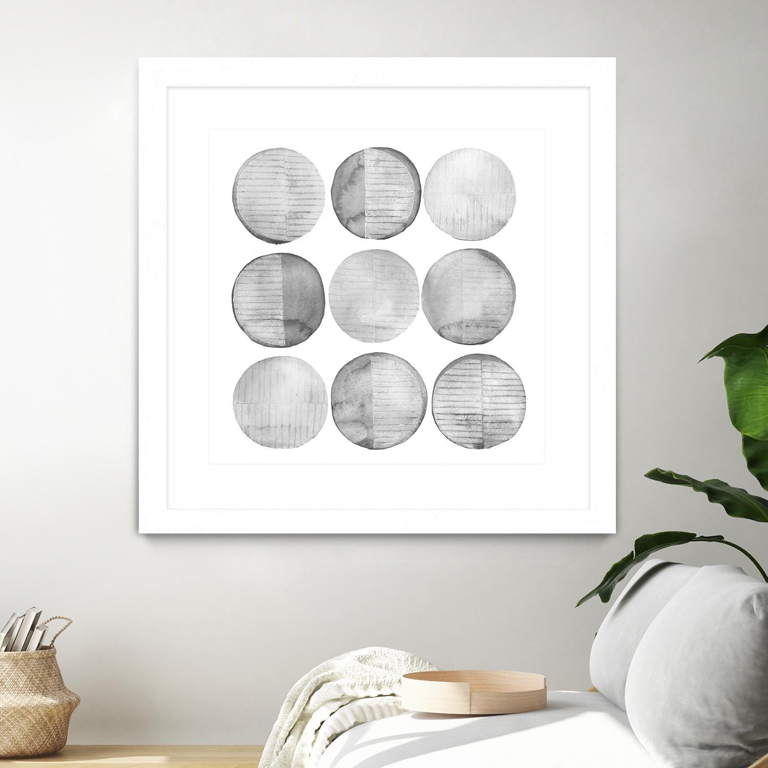 Soft Circles I by Grace Popp on GIANT ART - abstract