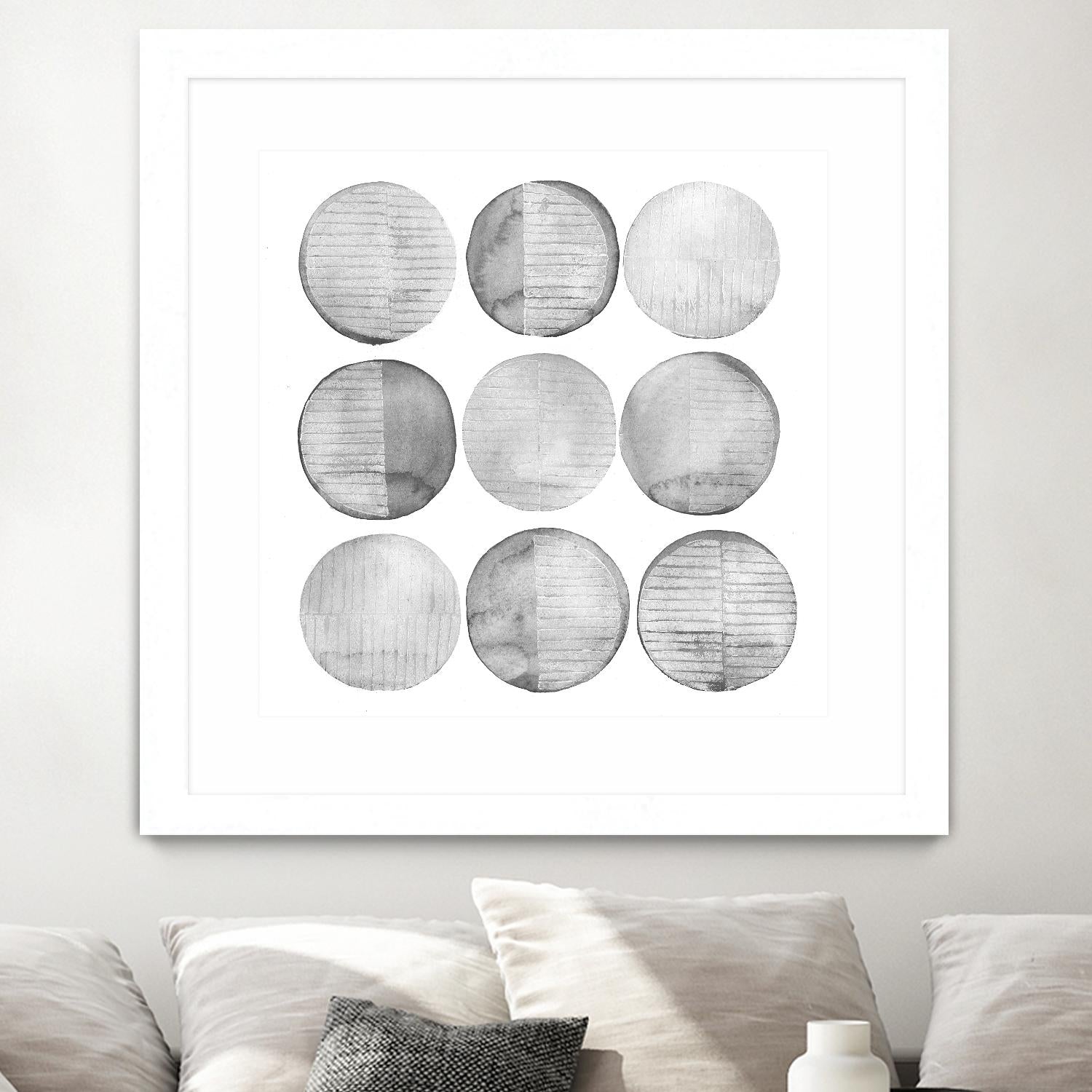 Soft Circles I by Grace Popp on GIANT ART - abstract