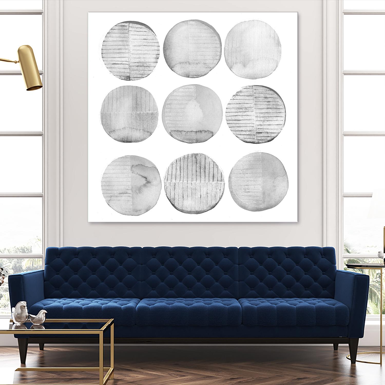 Soft Circles II by Grace Popp on GIANT ART - abstract