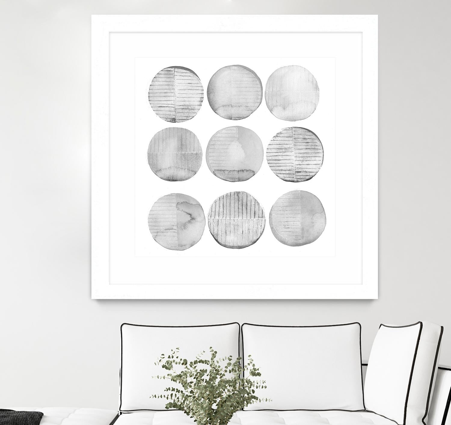 Soft Circles II by Grace Popp on GIANT ART - abstract