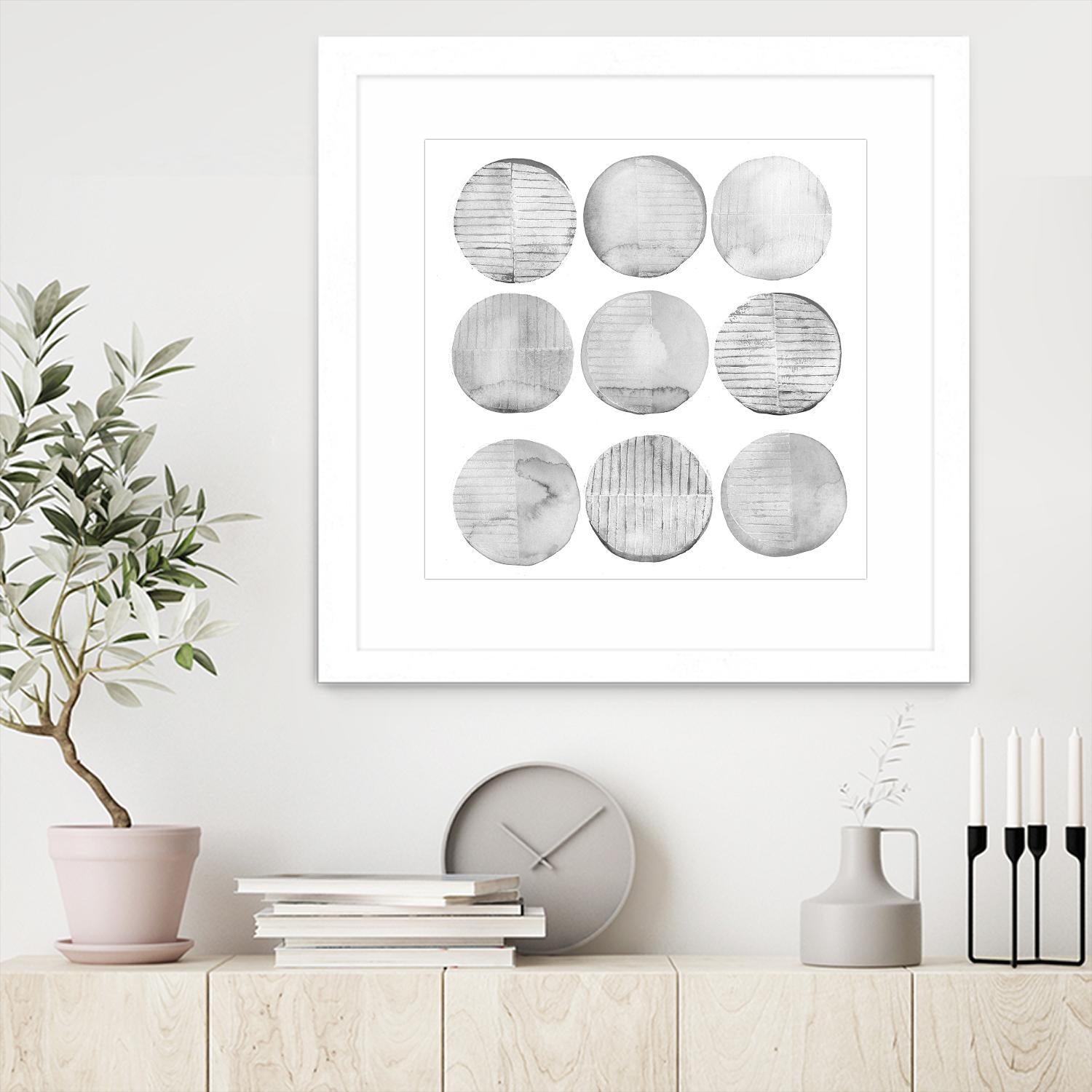 Soft Circles II by Grace Popp on GIANT ART - abstract