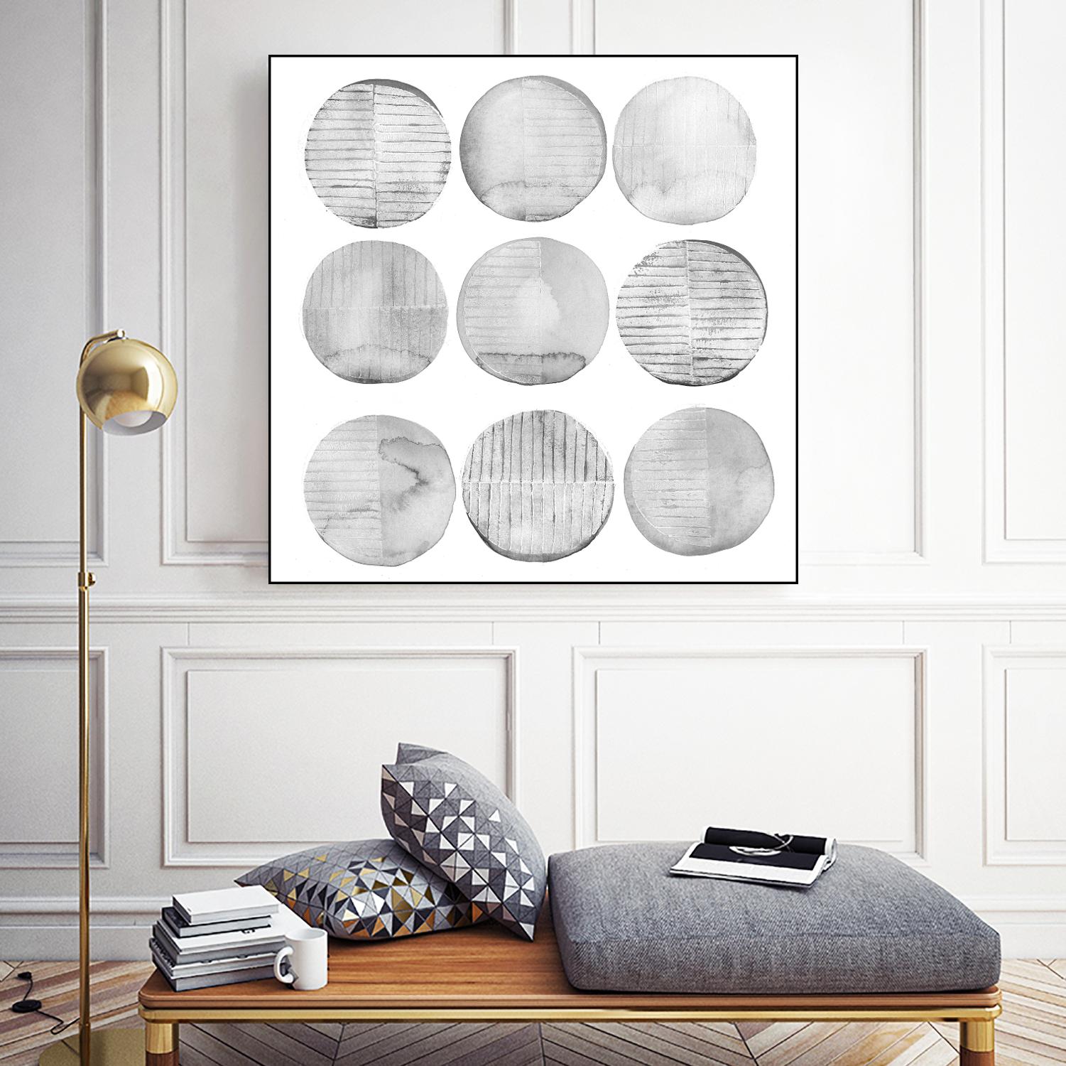 Soft Circles II by Grace Popp on GIANT ART - abstract