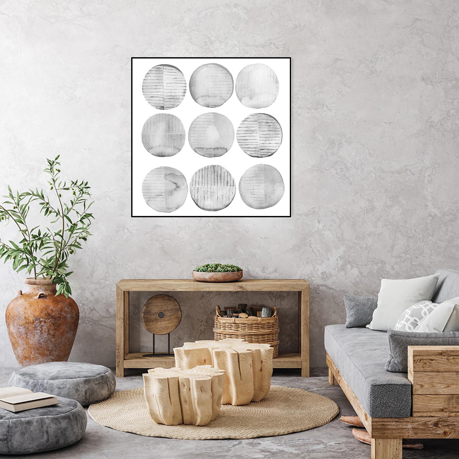 Soft Circles II by Grace Popp on GIANT ART - abstract