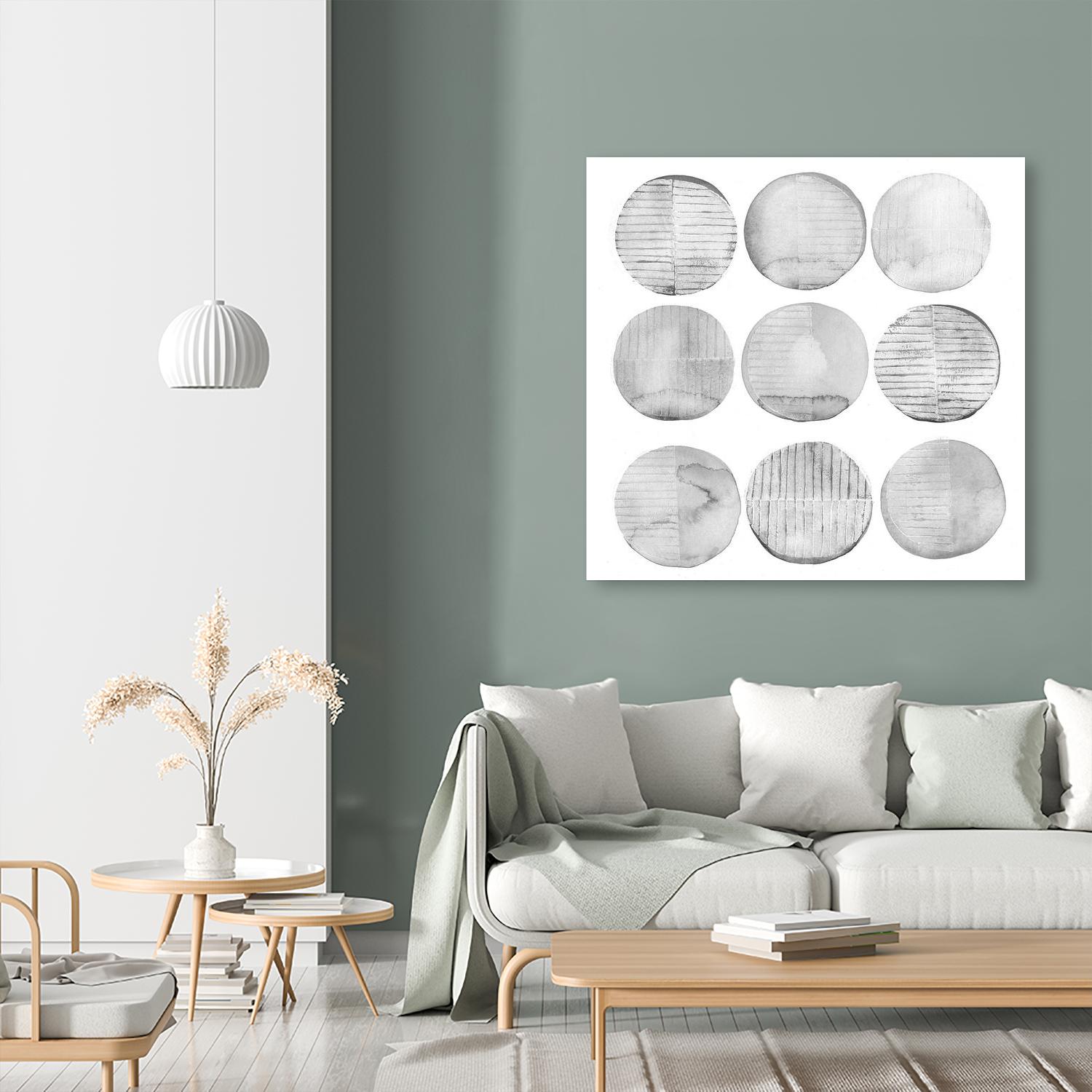 Soft Circles II by Grace Popp on GIANT ART - abstract
