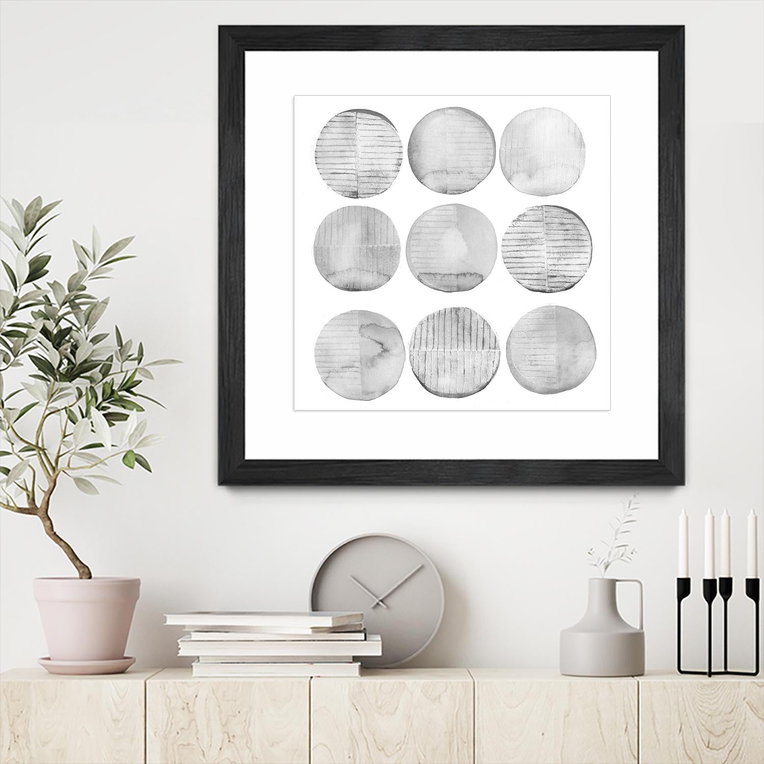 Soft Circles II by Grace Popp on GIANT ART - abstract