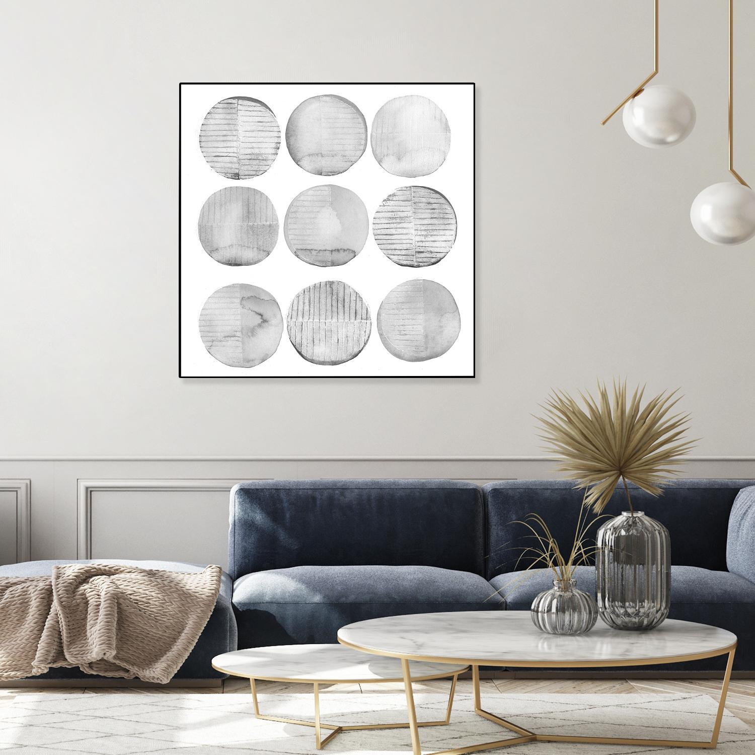 Soft Circles II by Grace Popp on GIANT ART - abstract