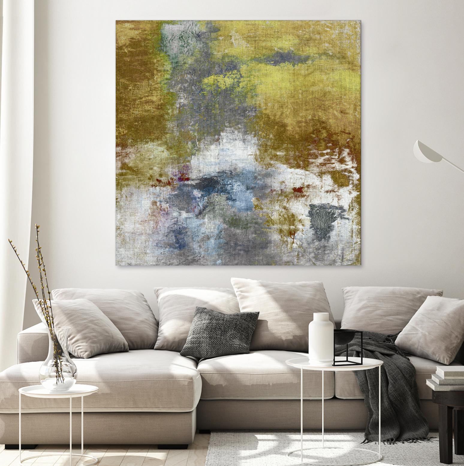 Journey I by John Butler on GIANT ART - yellow abstract