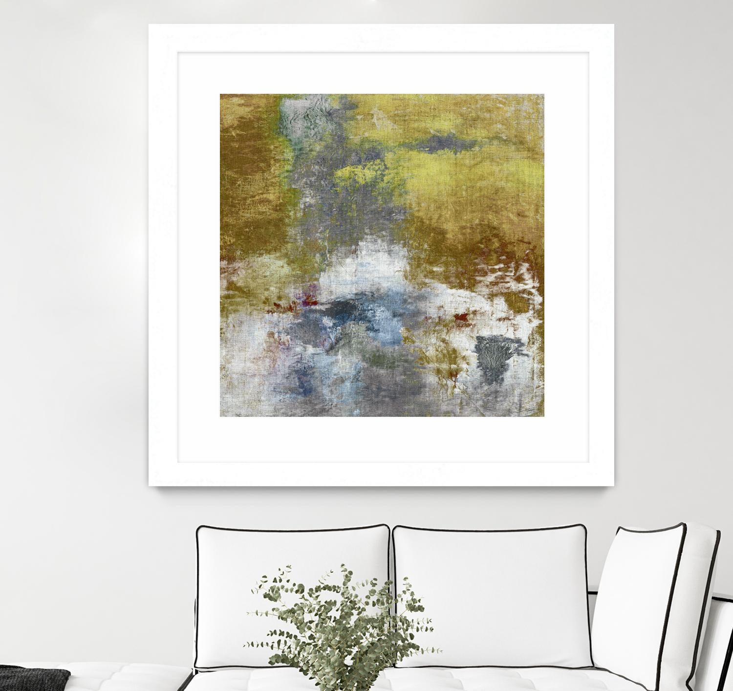 Journey I by John Butler on GIANT ART - yellow abstract