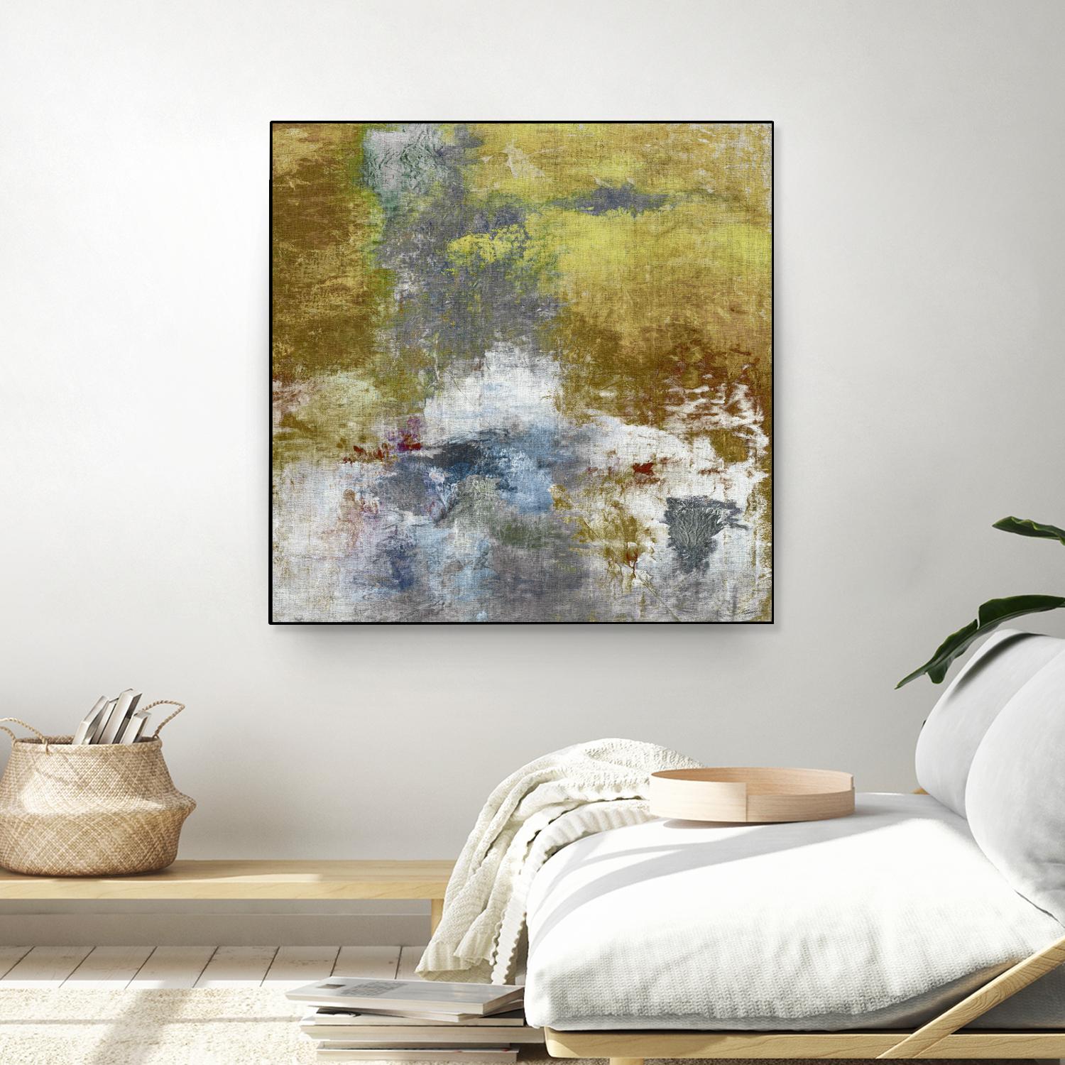 Journey I by John Butler on GIANT ART - yellow abstract