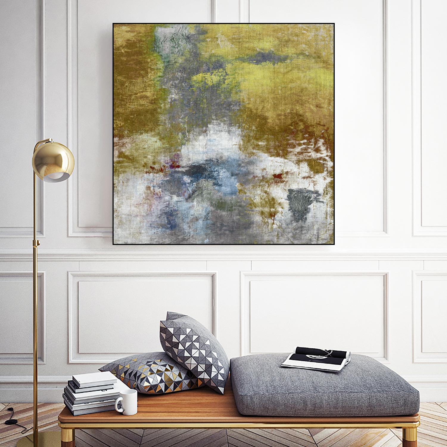 Journey I by John Butler on GIANT ART - yellow abstract