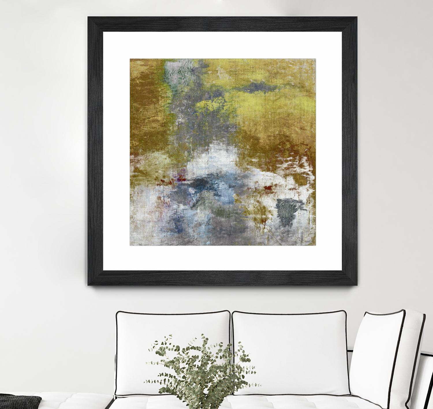 Journey I by John Butler on GIANT ART - yellow abstract