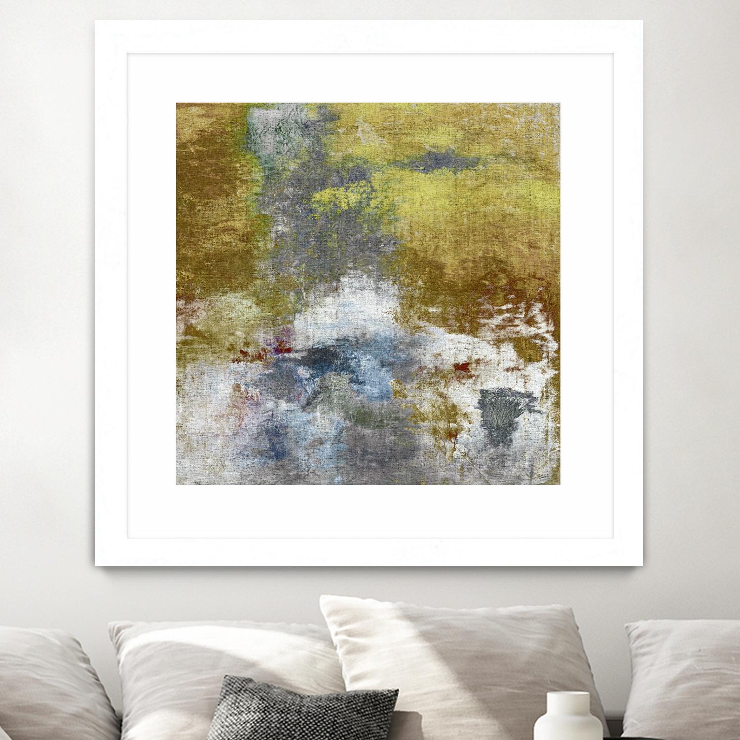 Journey I by John Butler on GIANT ART - yellow abstract