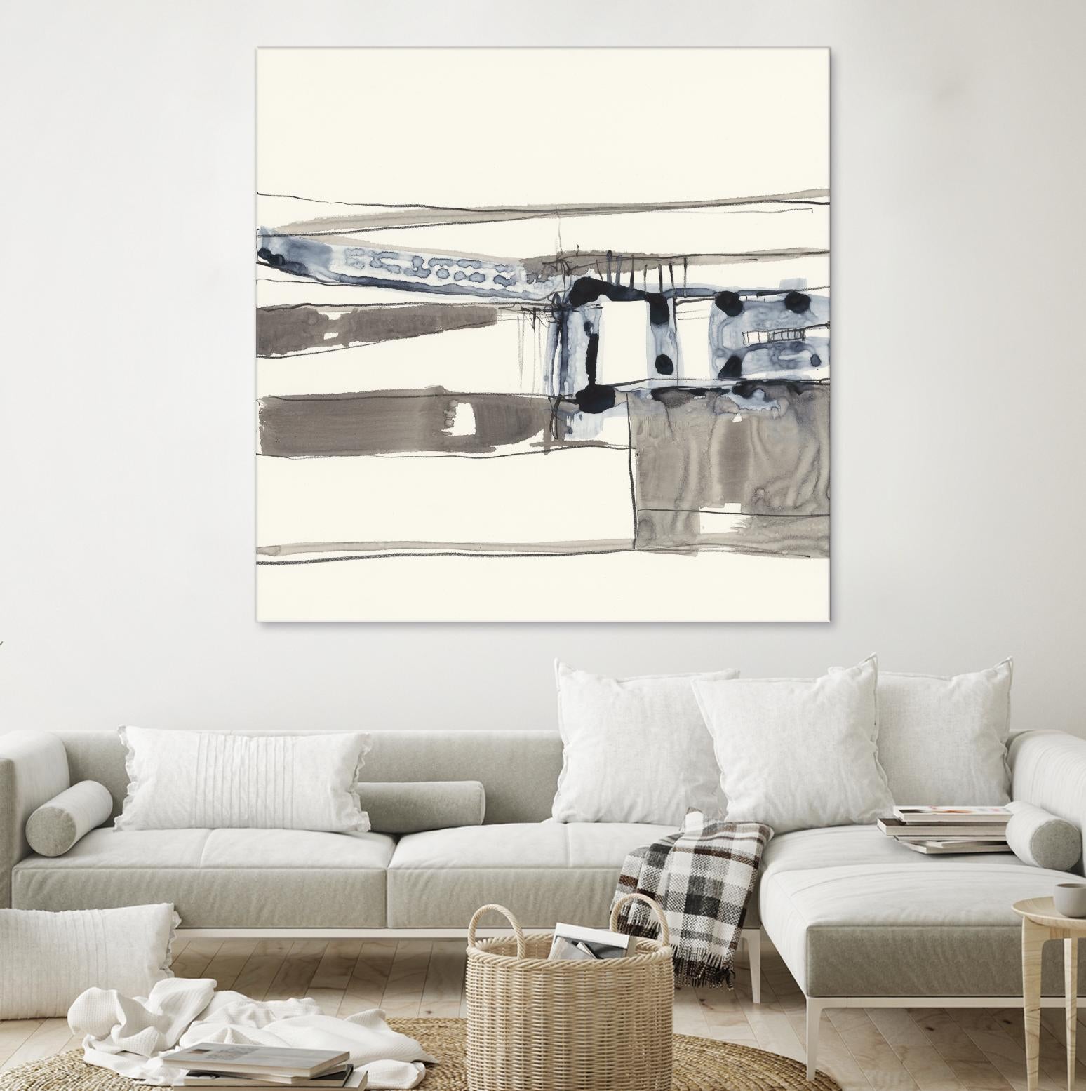 Stark Lines II by Jennifer Goldberger on GIANT ART - abstract