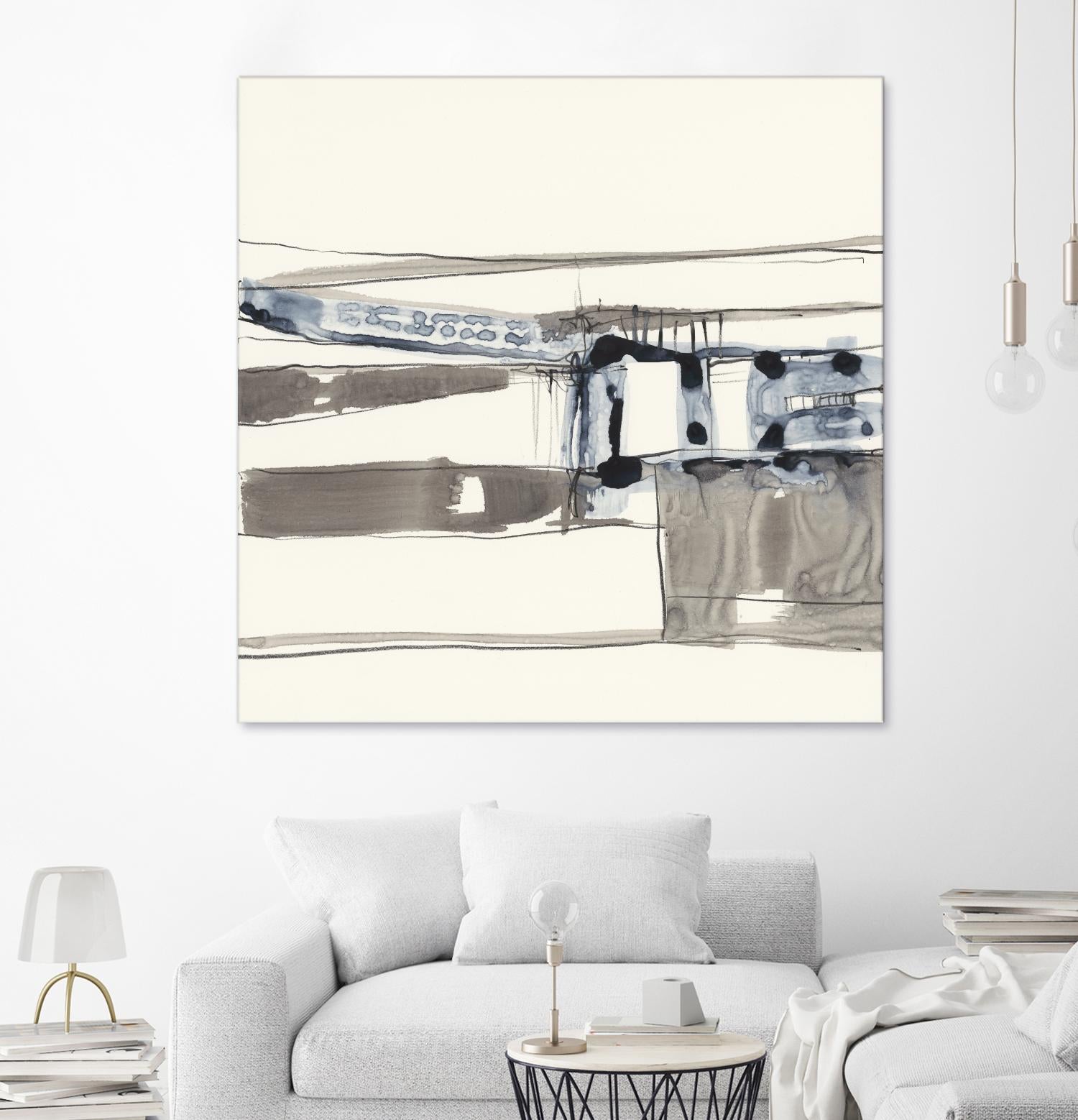 Stark Lines II by Jennifer Goldberger on GIANT ART - abstract