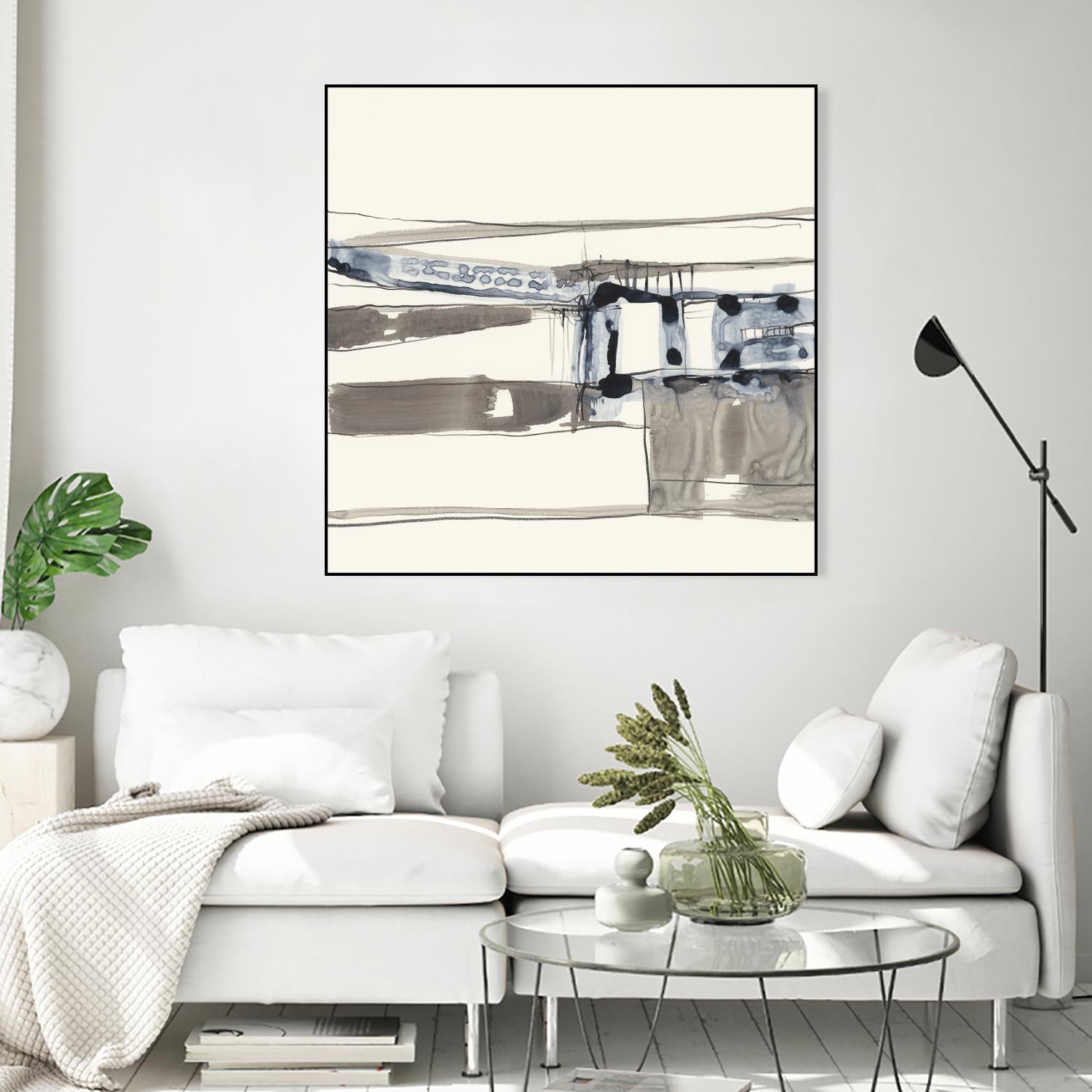 Stark Lines II by Jennifer Goldberger on GIANT ART - abstract