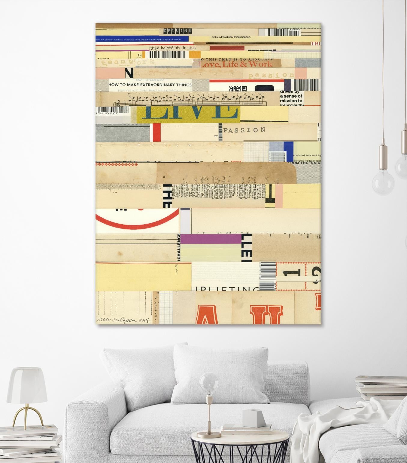 True II by Nikki Galapon on GIANT ART - yellow abstract